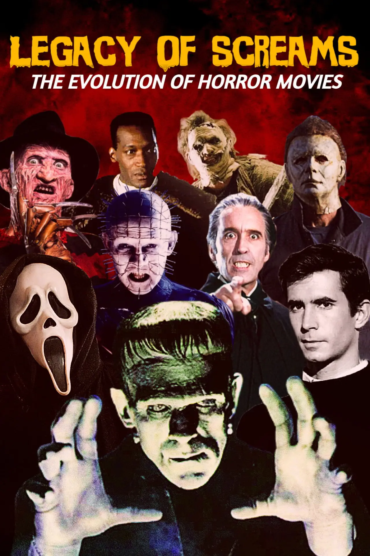 Постер до фільму "Legacy of Screams: The Evolution of Horror Movies"