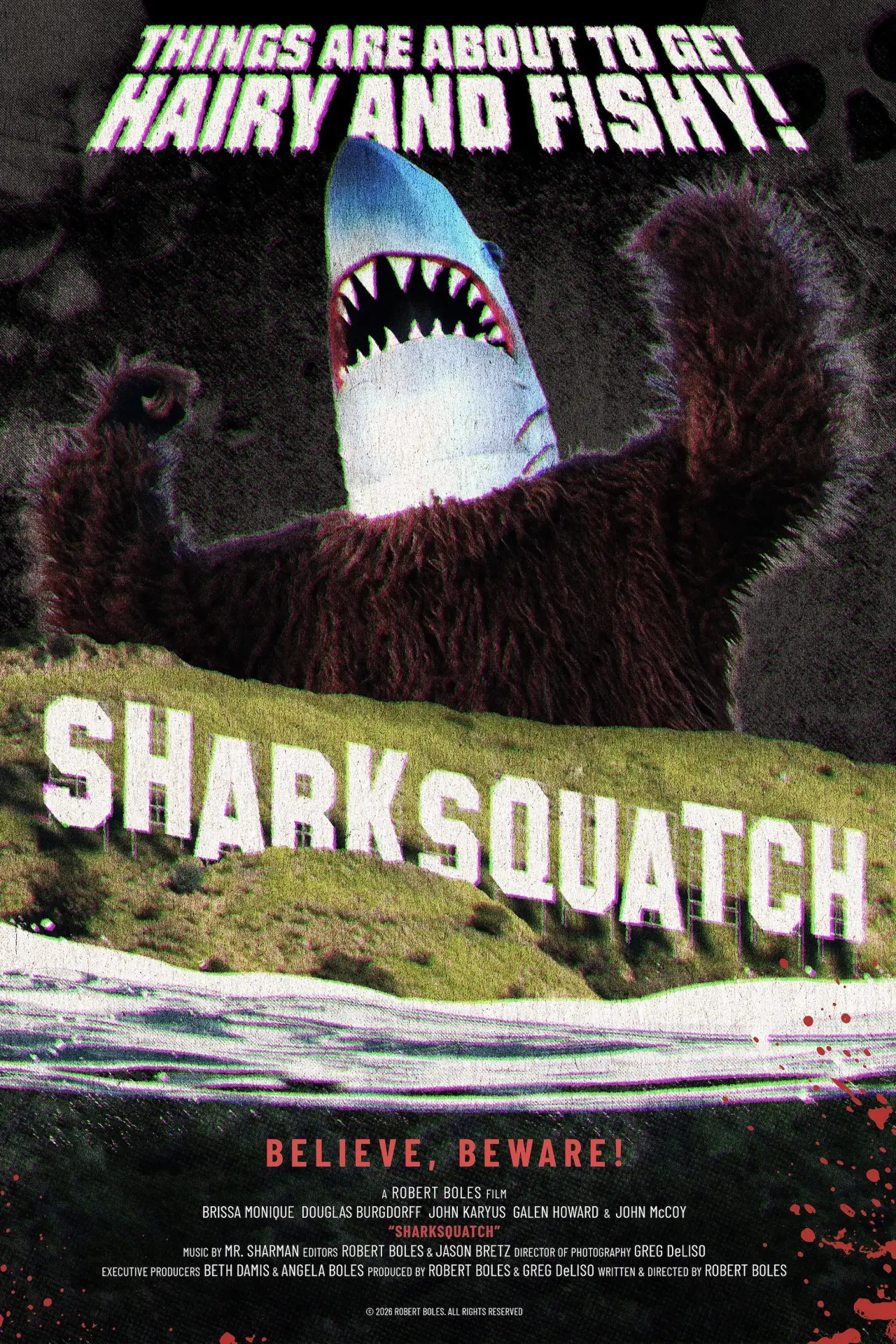 Постер до фільму "Sharksquatch"