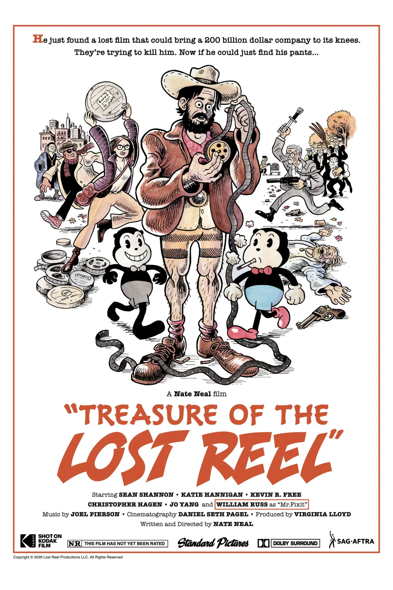 Постер до фільму "Treasure of the Lost Reel"