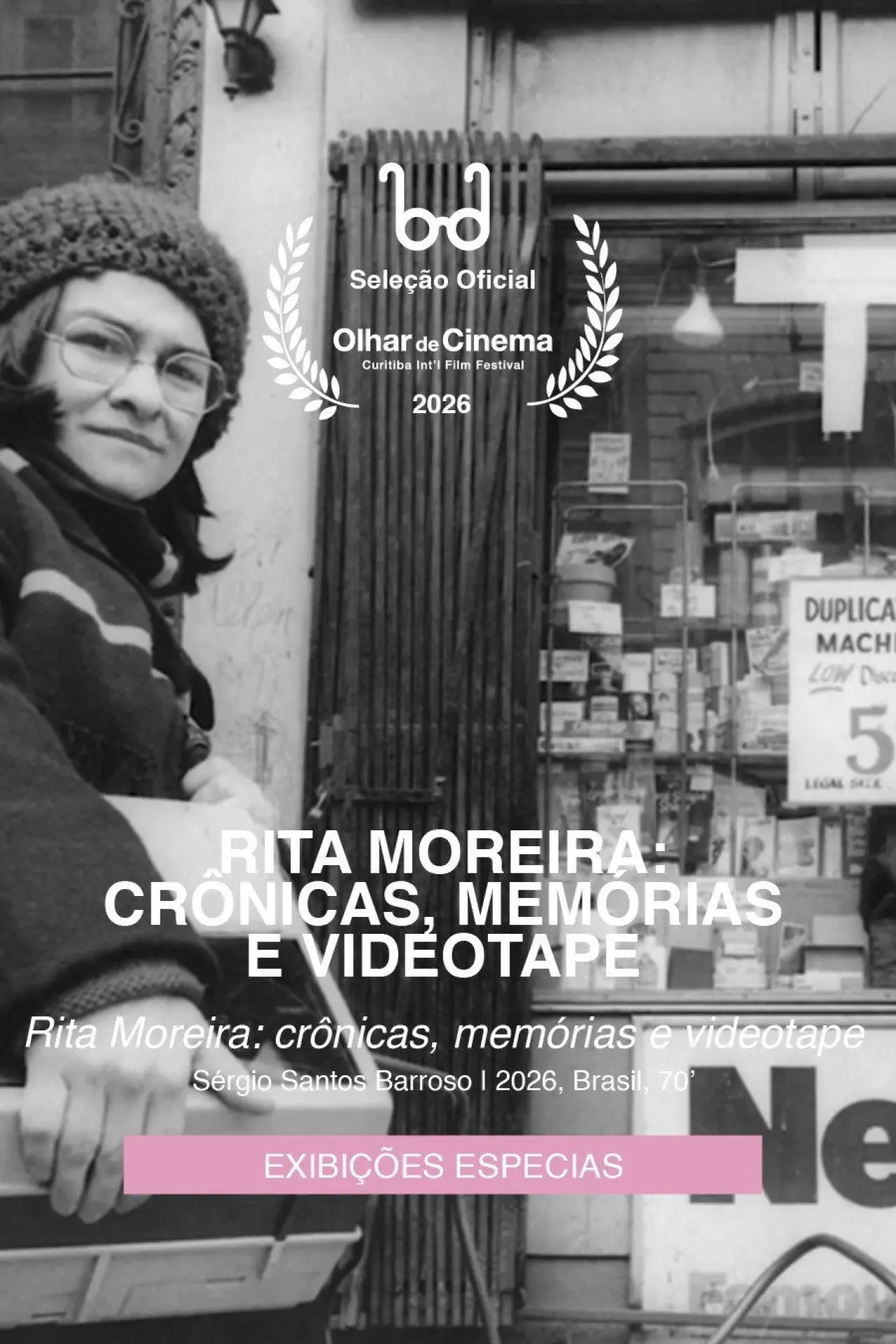 Постер до фільму "Rita Moreira: Crônicas, Memórias e Videotape"