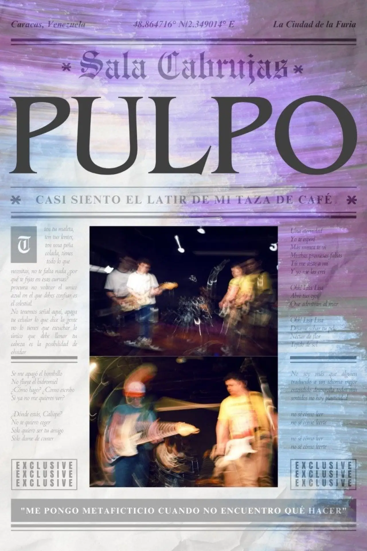Постер до фільму "Pulpo - Live @ Sala Cabrujas"