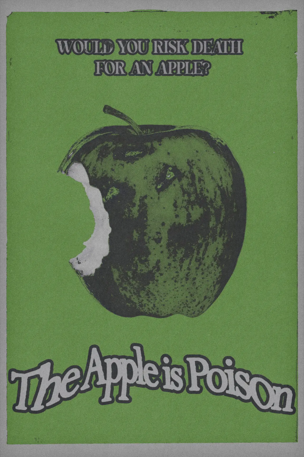 Постер до фільму "The Apple is Poison"