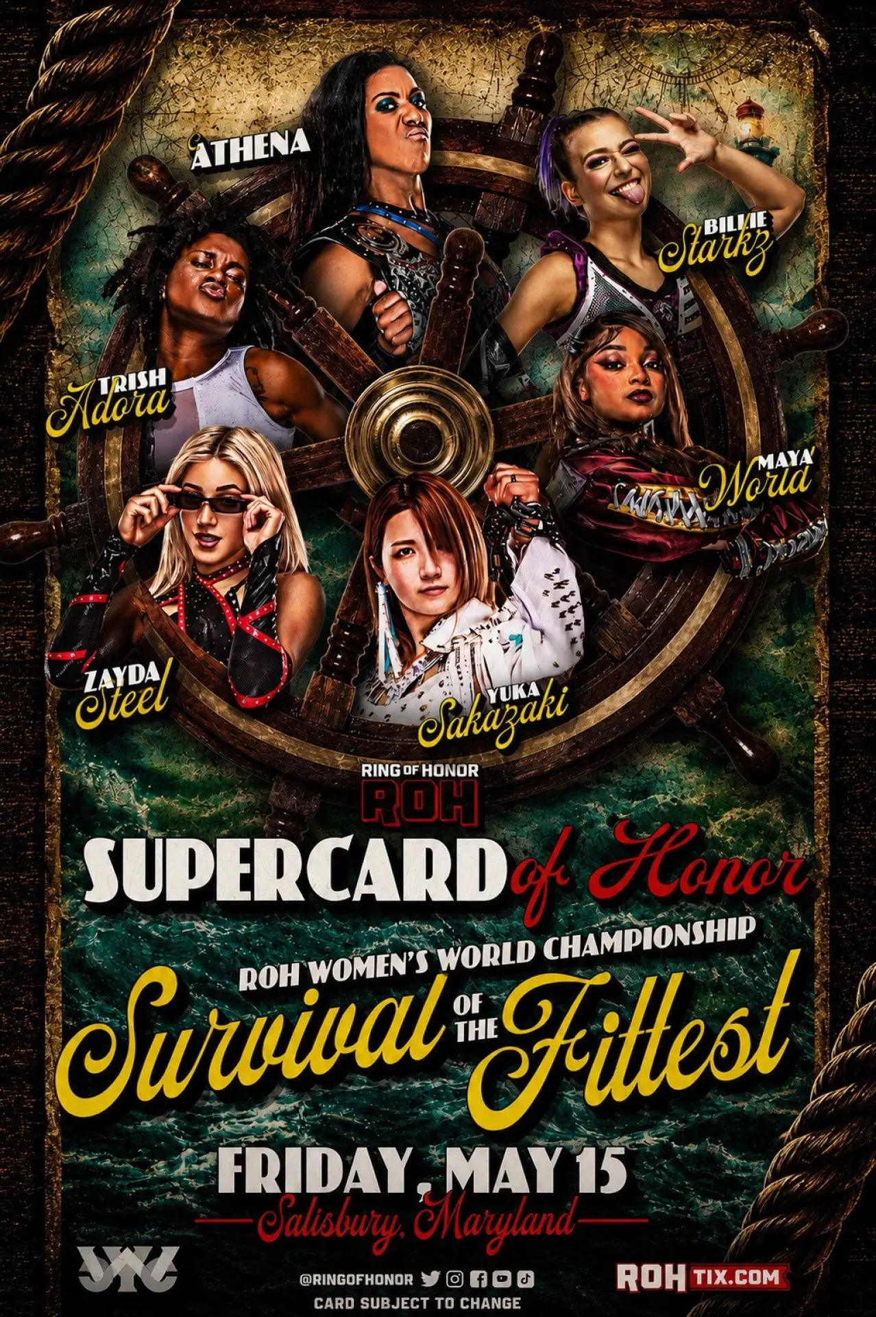 Постер до фільму "ROH Supercard of Honor 2026"