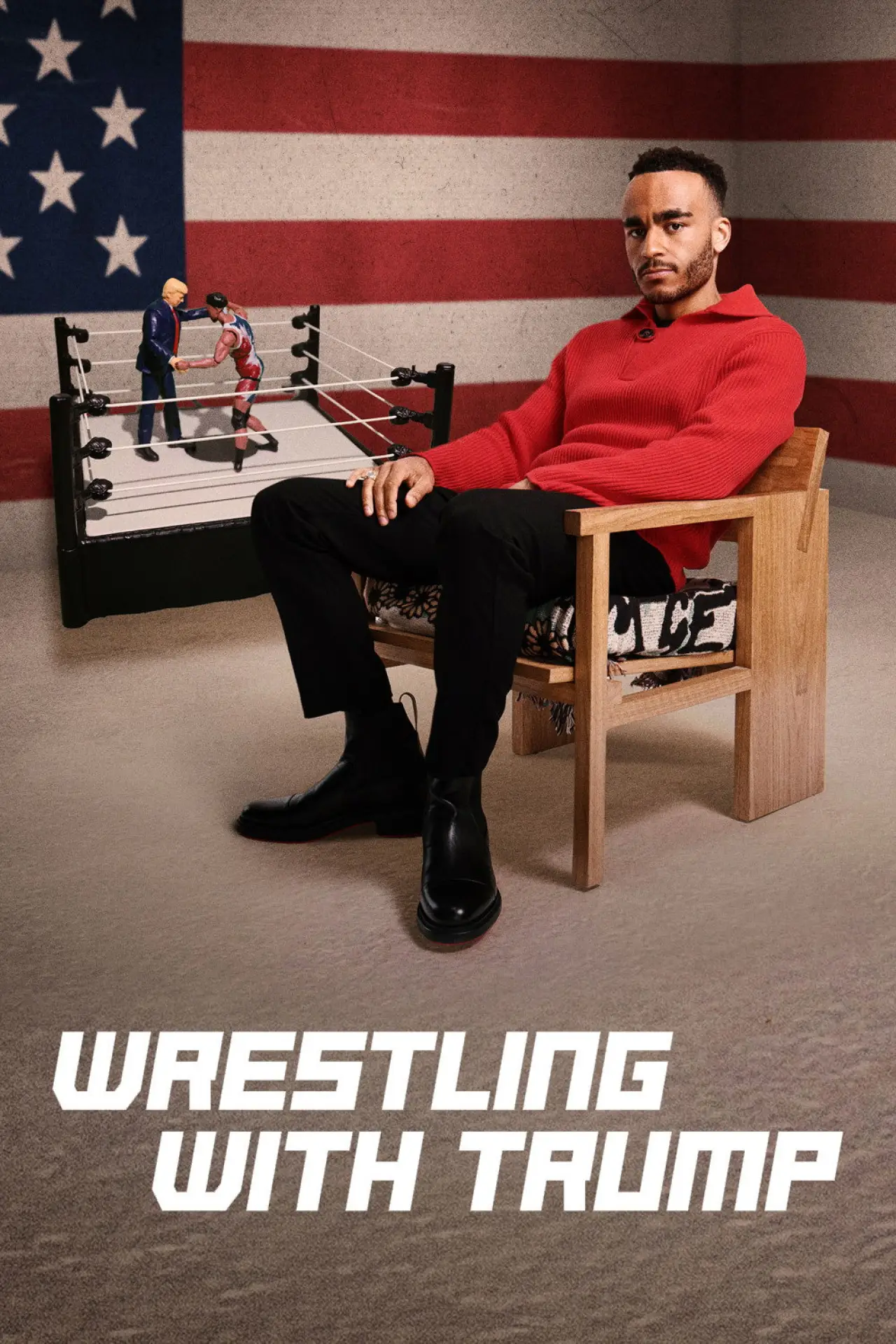 Постер до фільму "Wrestling with Trump"