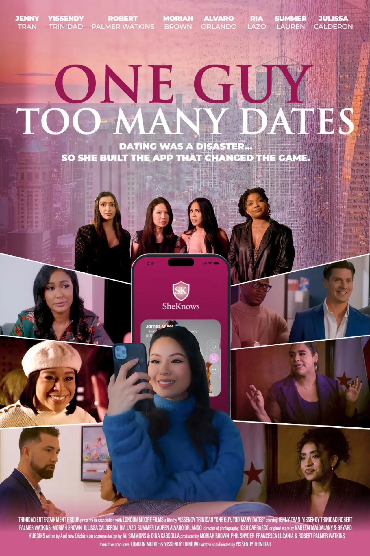 Постер до фільму "One Guy, Too Many Dates"
