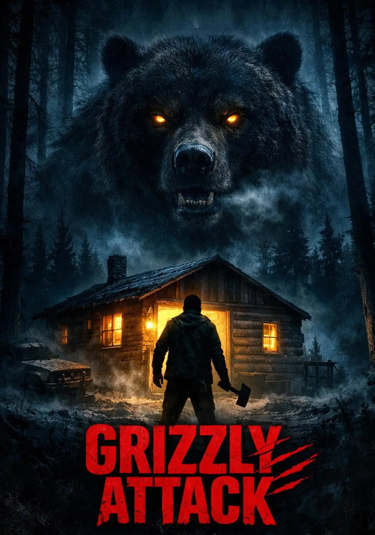 Постер до фільму "Grizzly Attack"