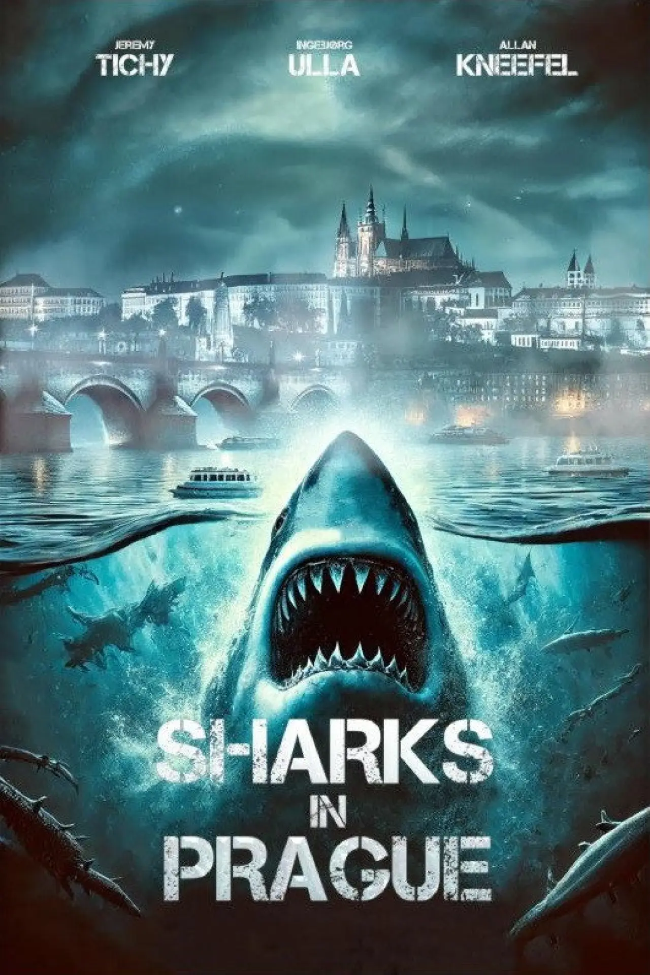 Постер до фільму "Sharks in Prague"