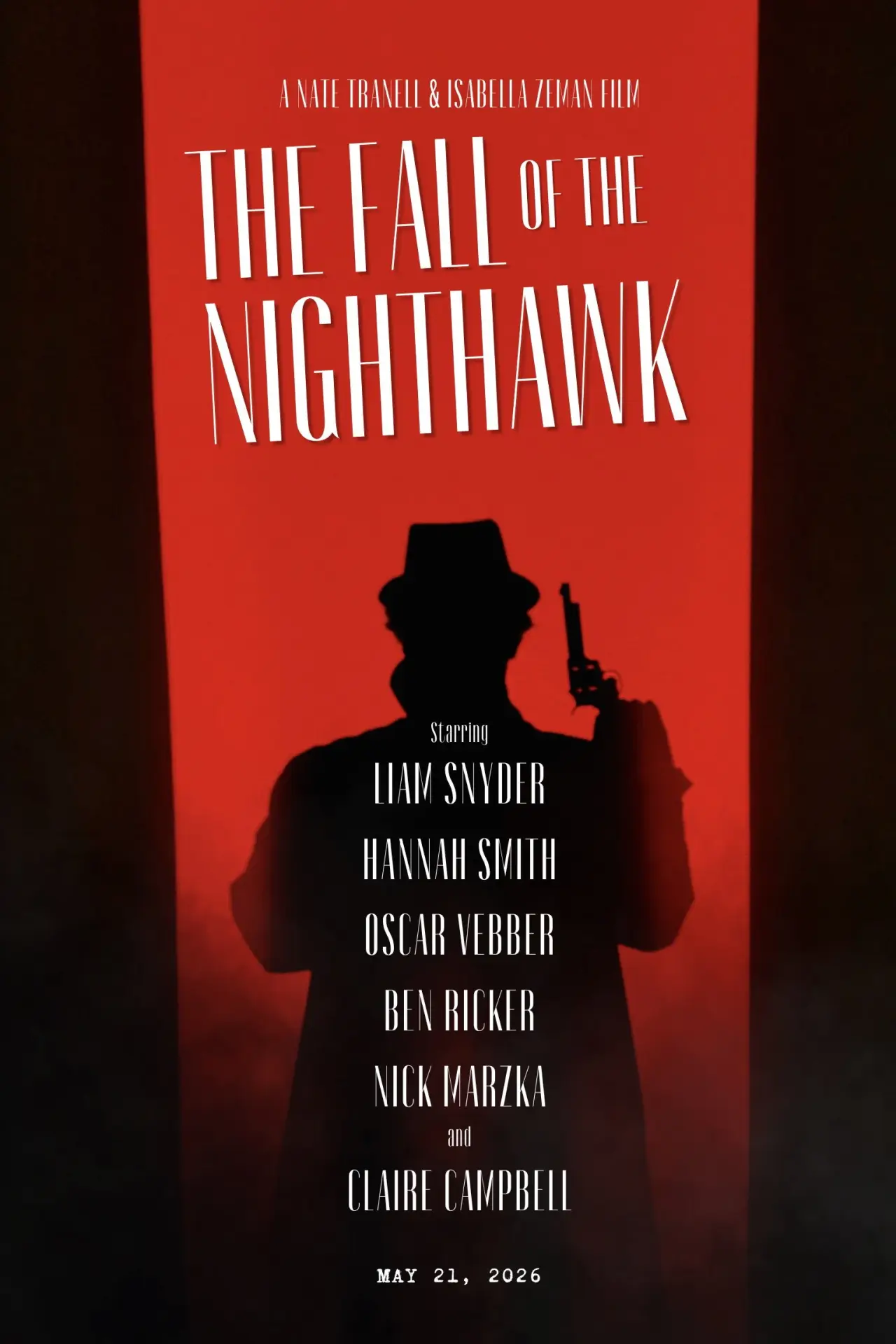 Постер до фільму "The Fall of the Nighthawk"