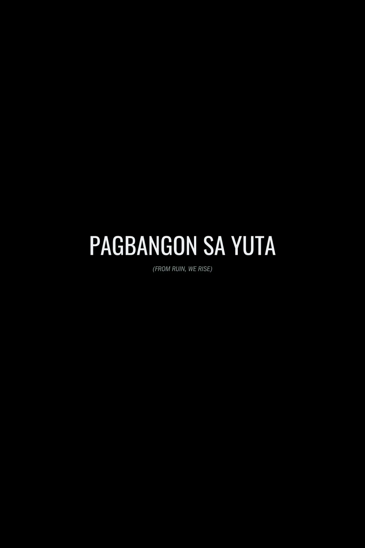 Постер до фільму "Pagbangon sa yuta"