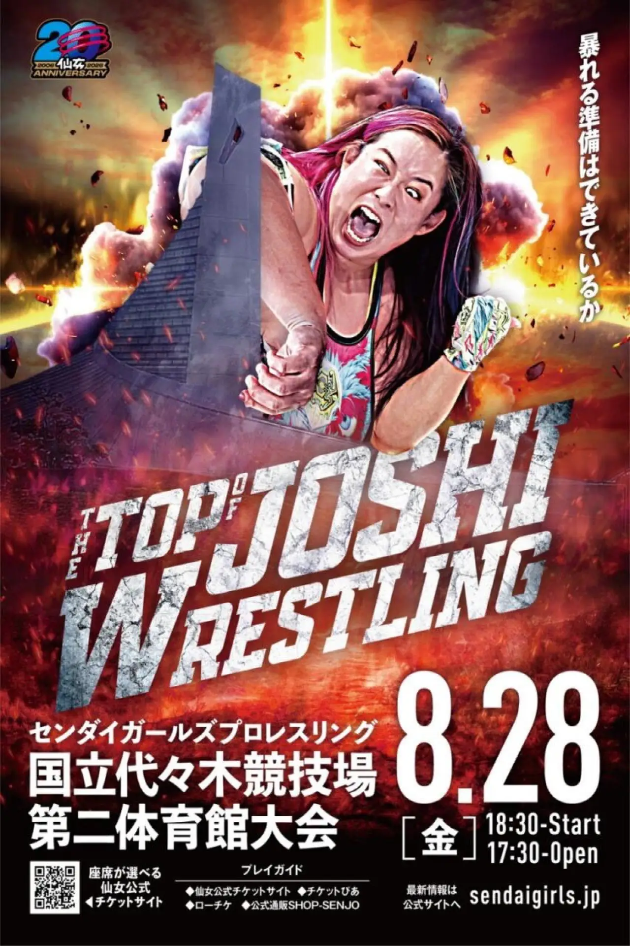 Постер до фільму "SENJO 20th Anniversary TOUR in　代々木　～THE TOP of JOSHI WRESTLING～"