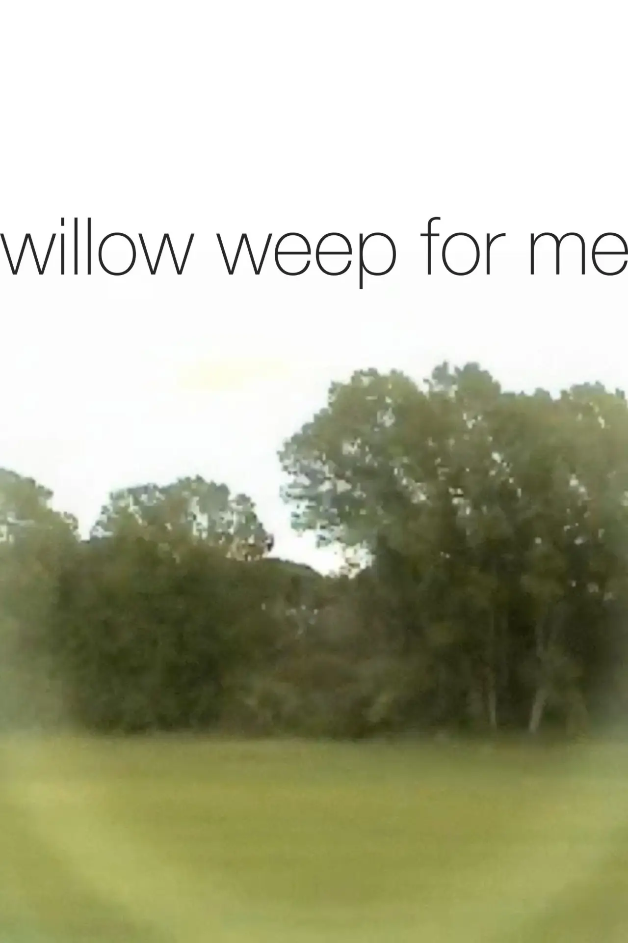Постер до фільму "willow weep for me"