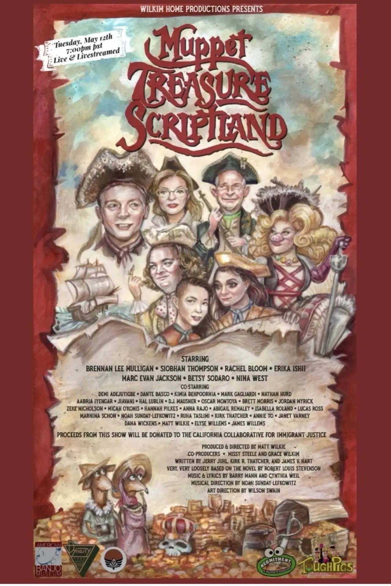 Постер до фільму "Muppet Treasure Scriptland"