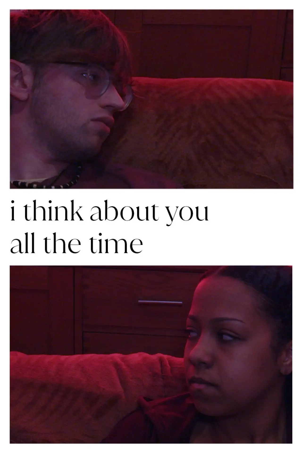 Постер до фільму "i think about you all the time"