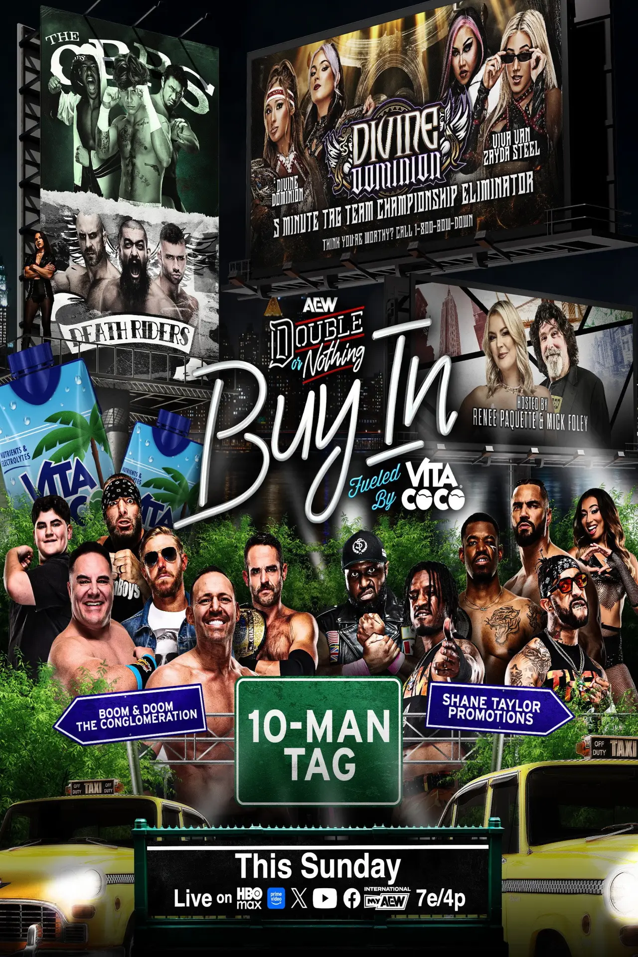 Постер до фільму "AEW Double or Nothing 2026: The Buy In"