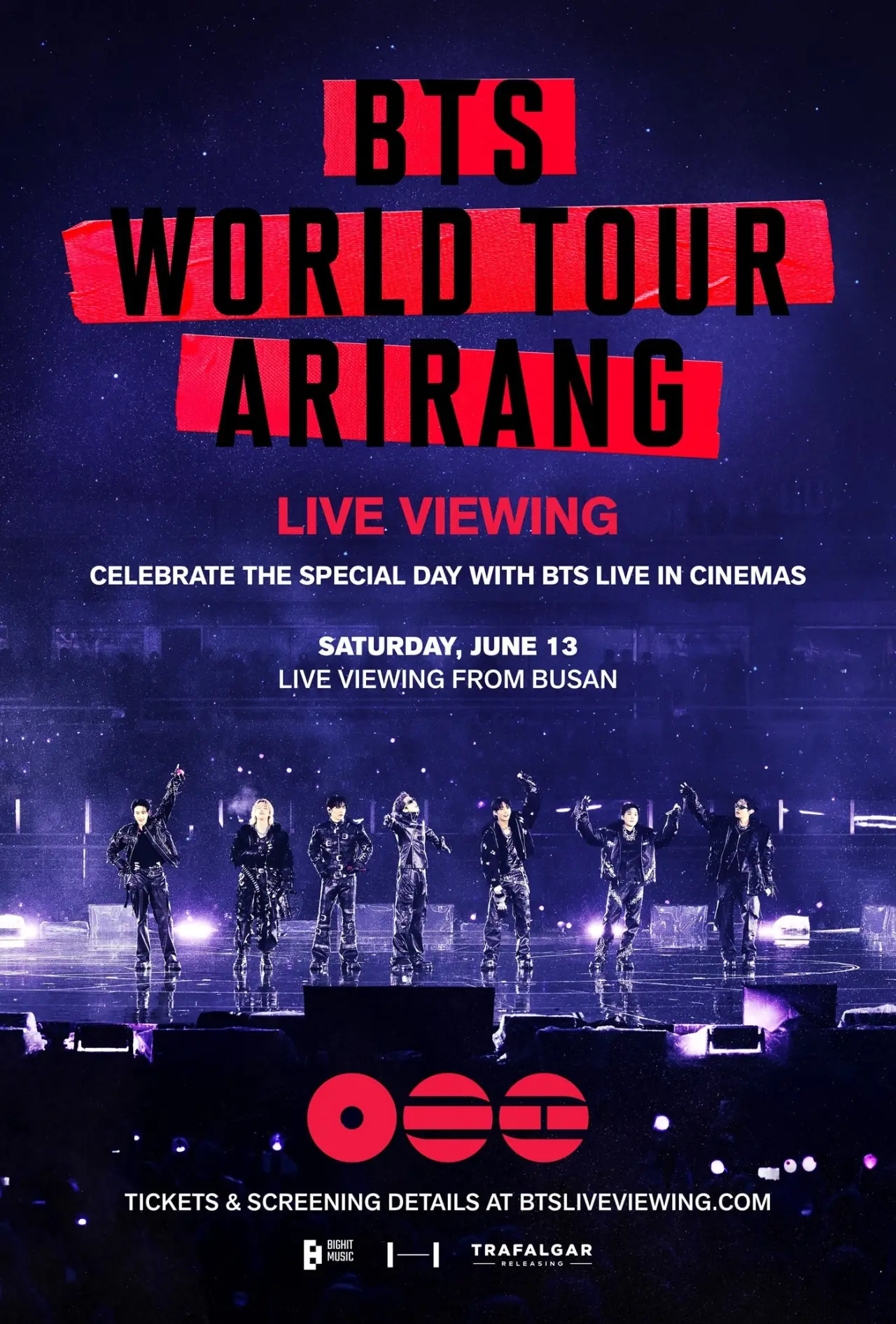 Постер до фільму "BTS WORLD TOUR [ARIRANG] in Busan"