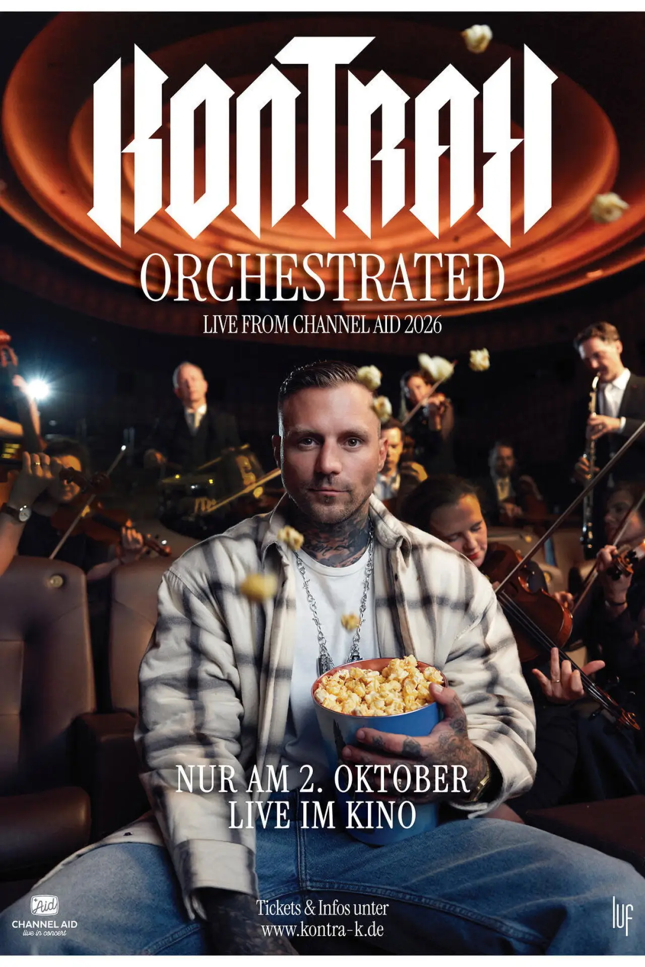 Постер до фільму "Kontra K: Orchestrated - Live from Channel Aid 2026"