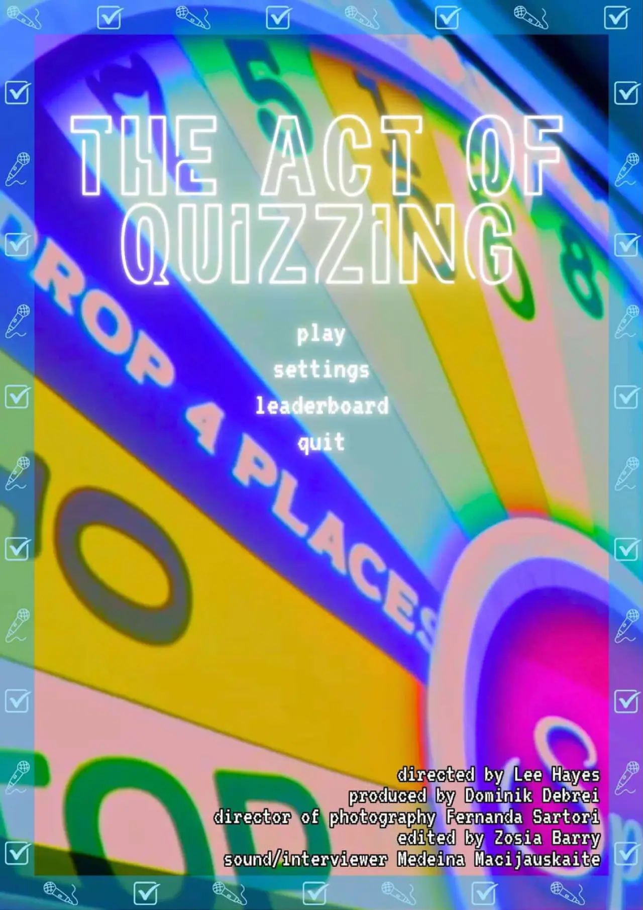 Постер до фільму "The Act Of Quizzing"