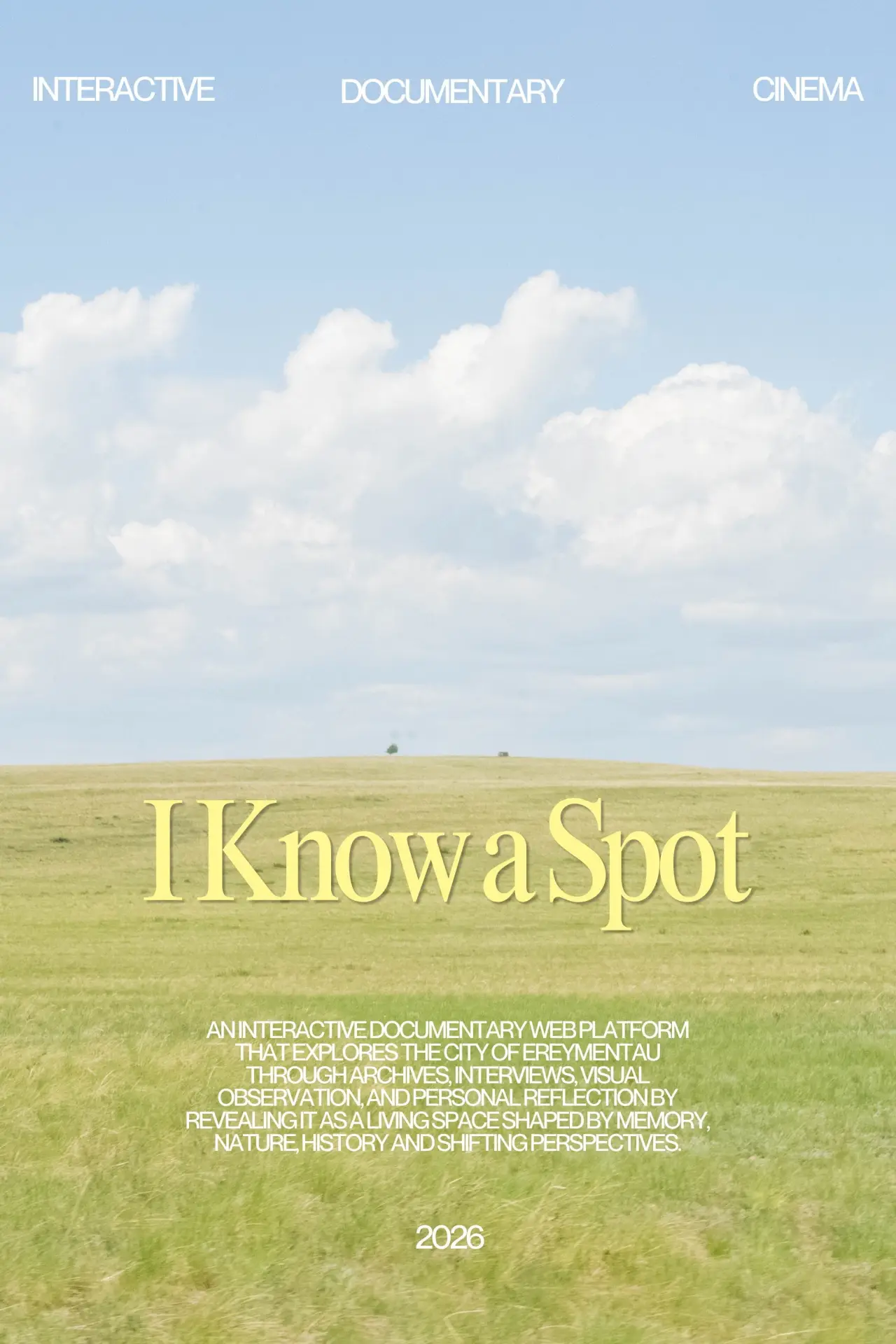 Постер до фільму "I Know a Spot"