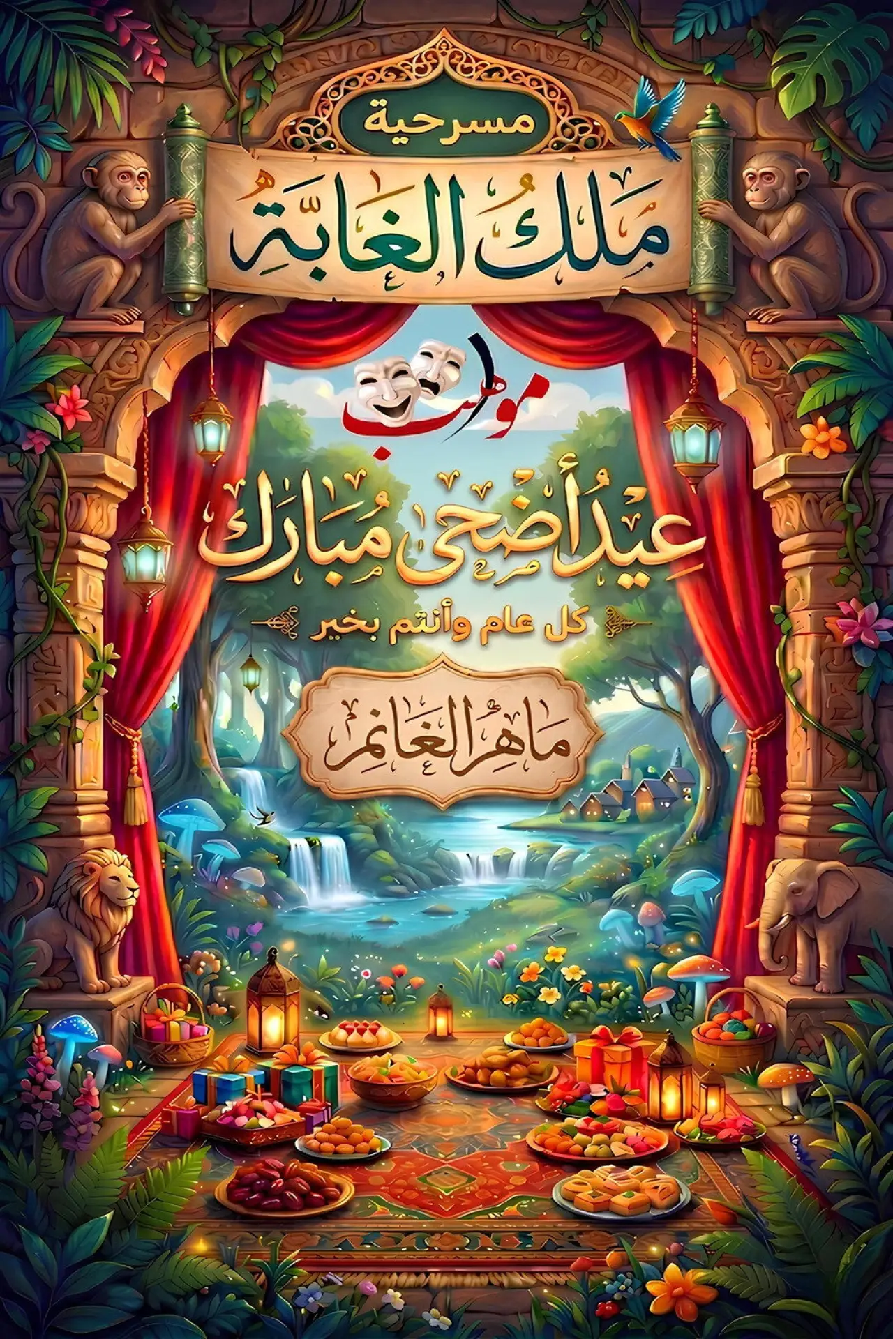 Постер до фільму "ملك الغابة - رأس تنورة"
