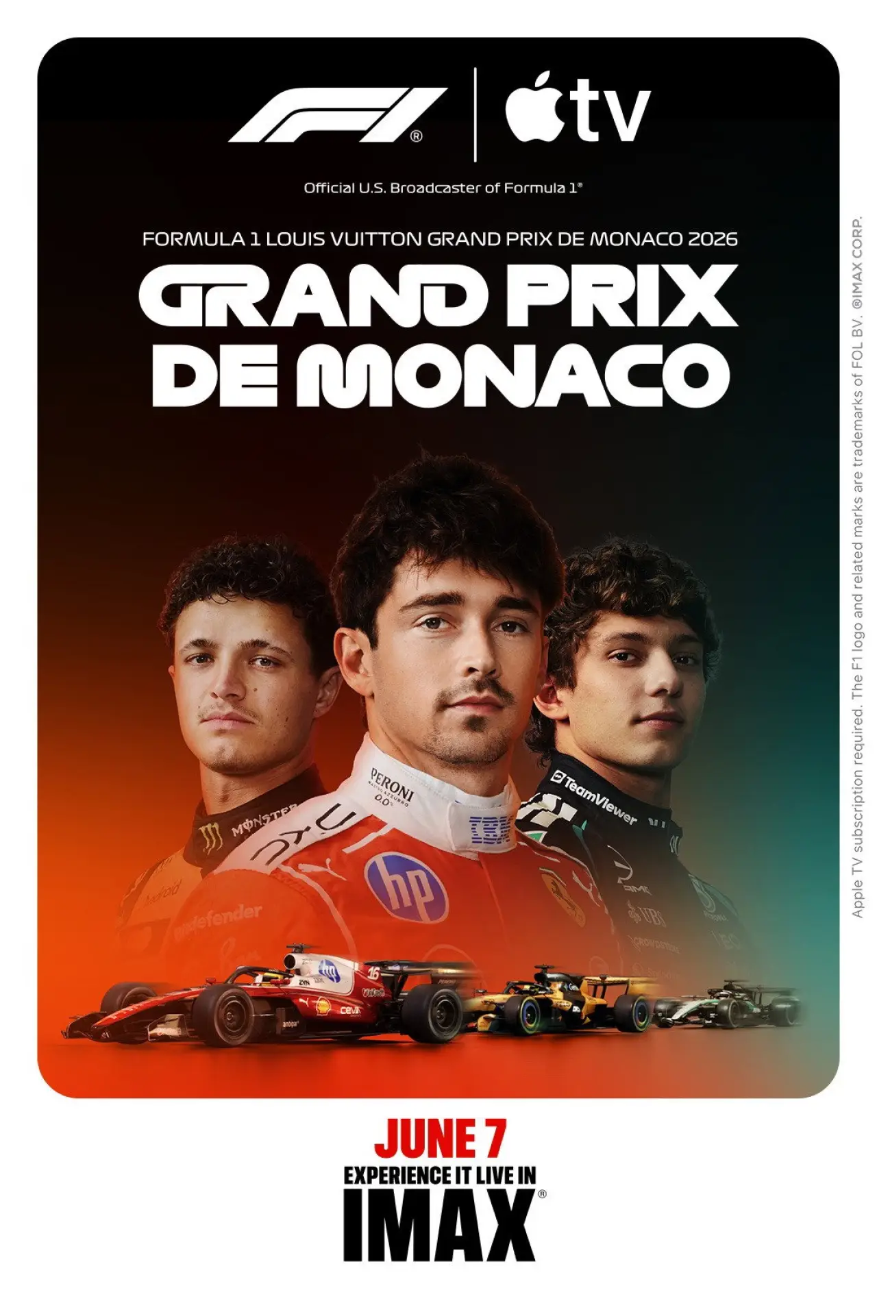 Постер до фільму "FIA Formula One: Monaco Grand Prix Live in IMAX"