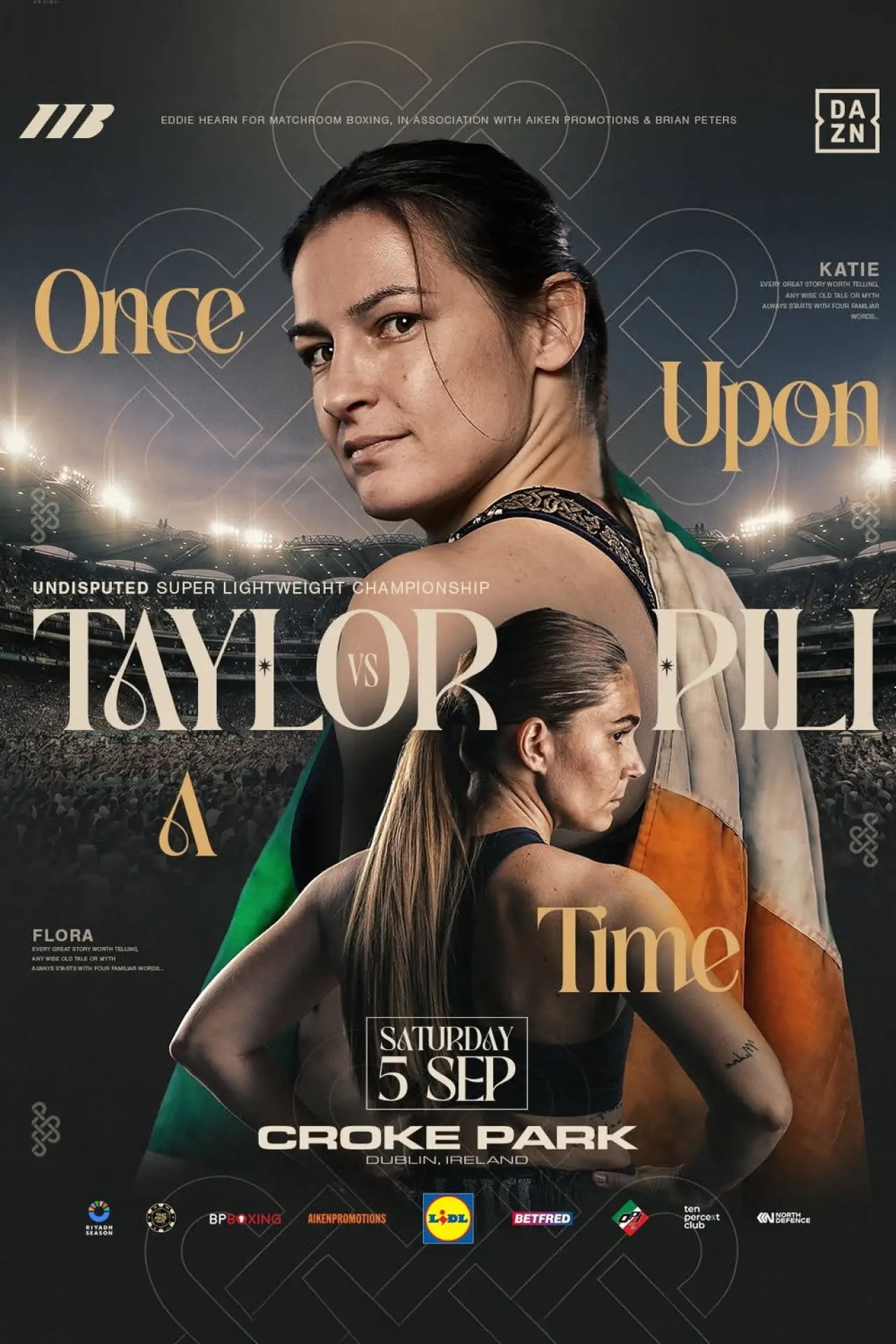 Постер до фільму "Katie Taylor vs. Flora Pili"