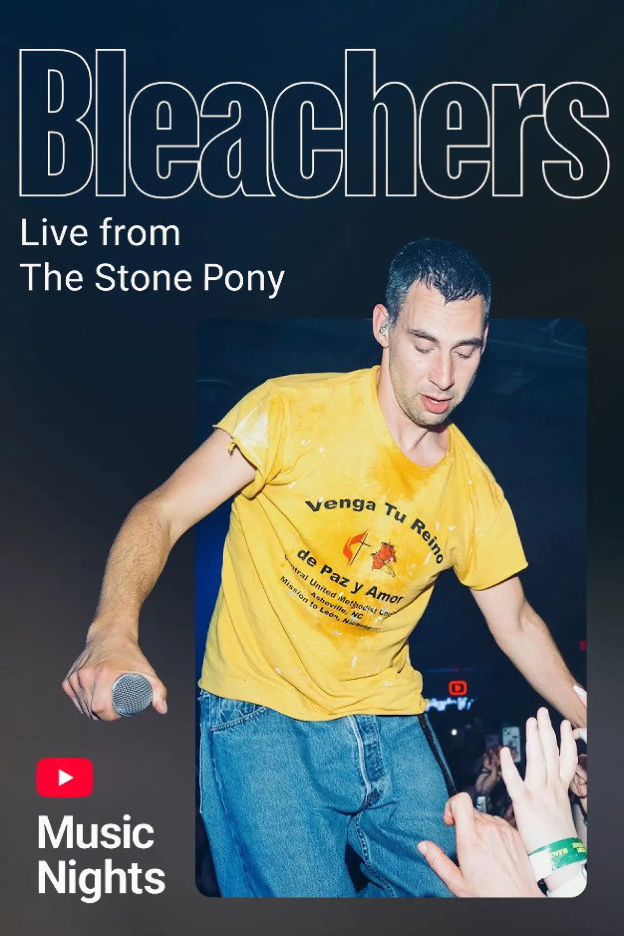 Постер до фільму "Bleachers - Live From The Stone Pony (YouTube Music Nights)"