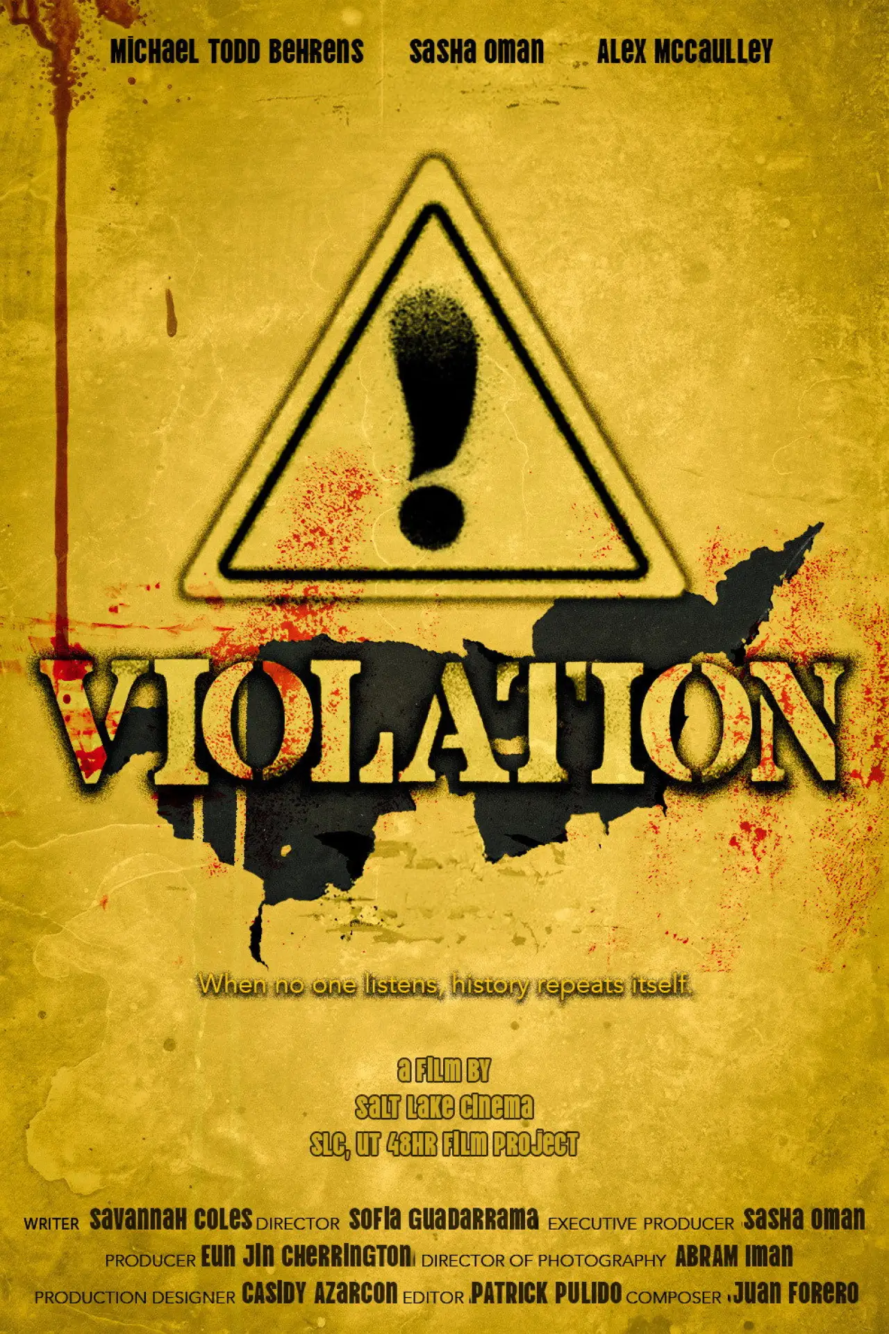 Постер до фільму "VIOLATION"