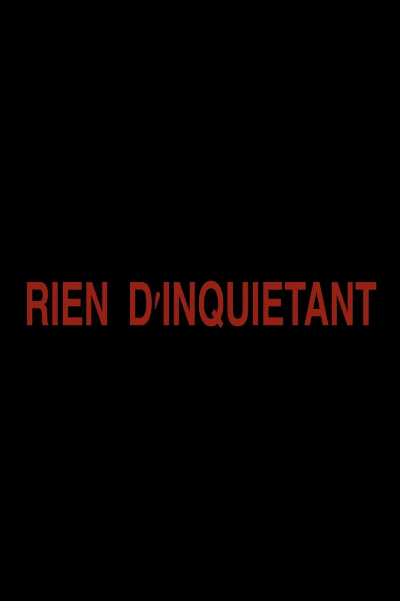 Постер до фільму "Rien d