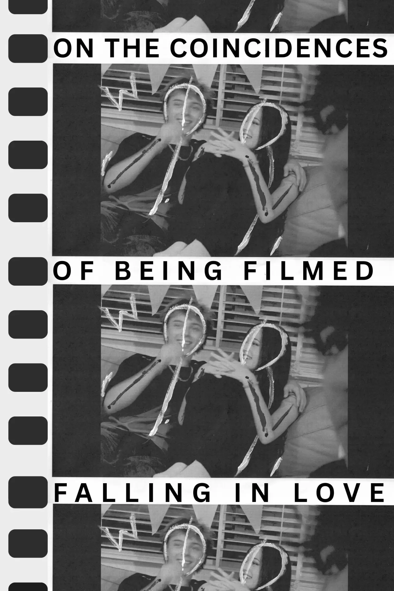 Постер до фільму "On the coincidences of being filmed falling in love"