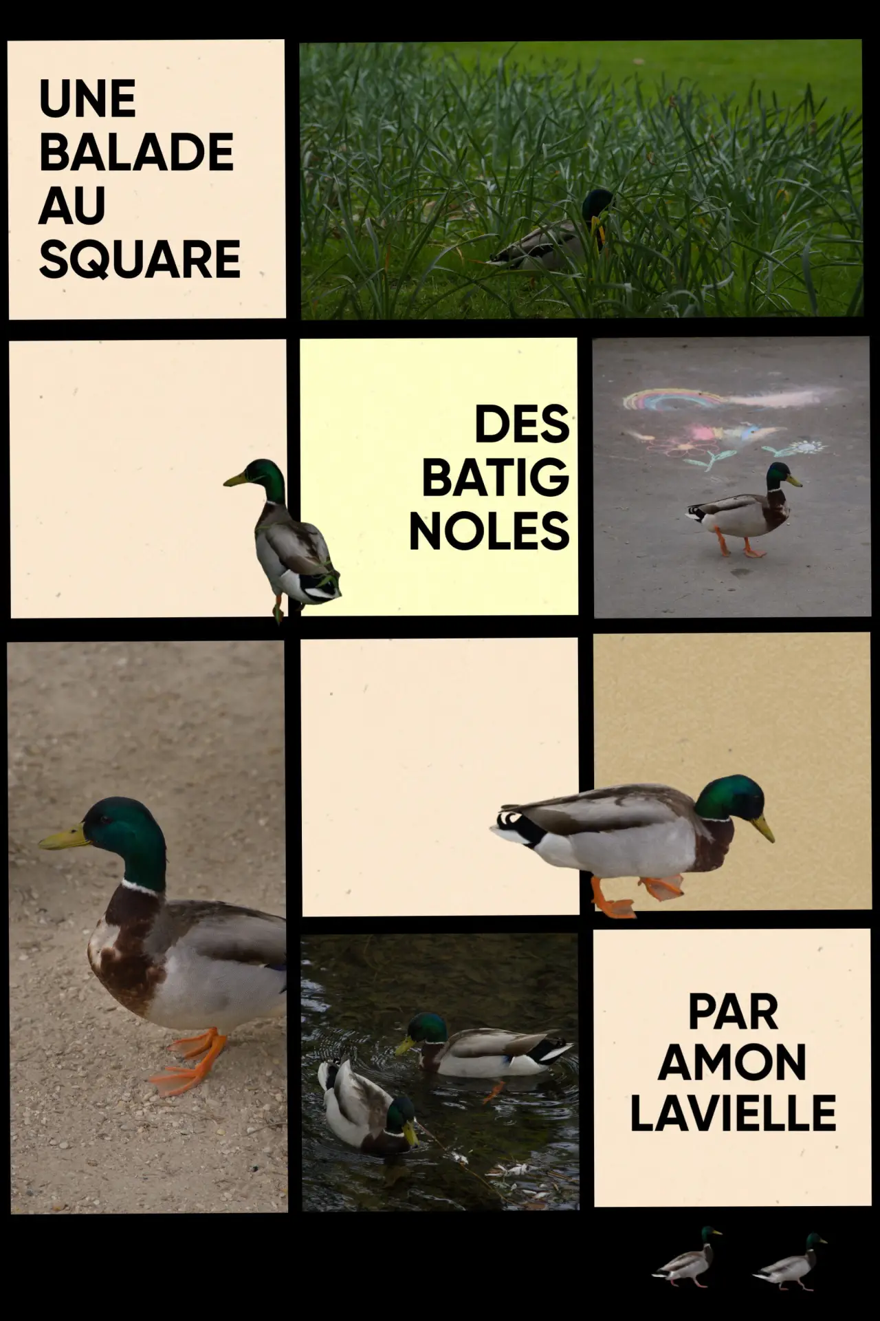 Постер до фільму "Une balade au square des batignoles"
