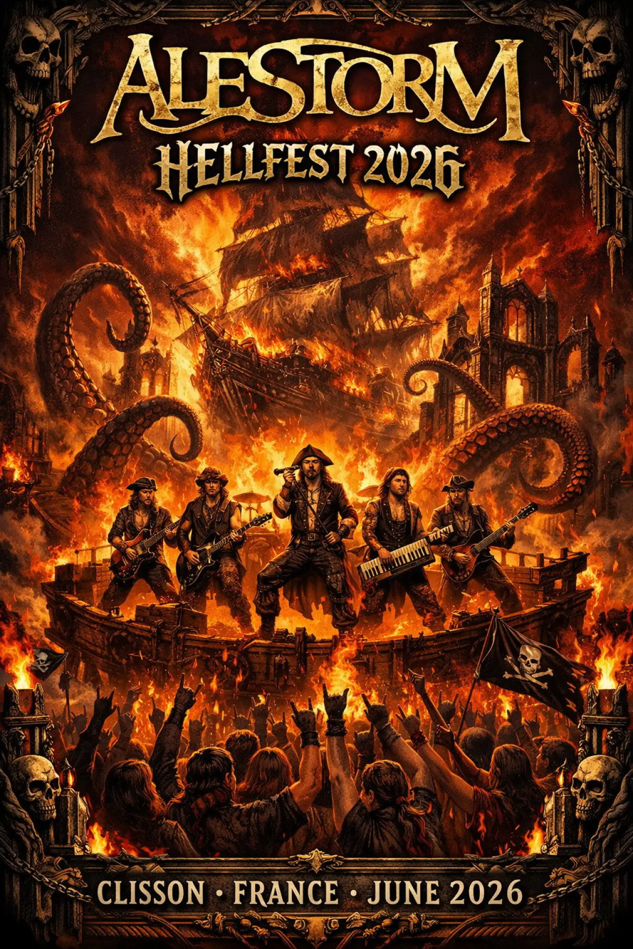 Постер до фільму "Alestorm - Hellfest 2026"
