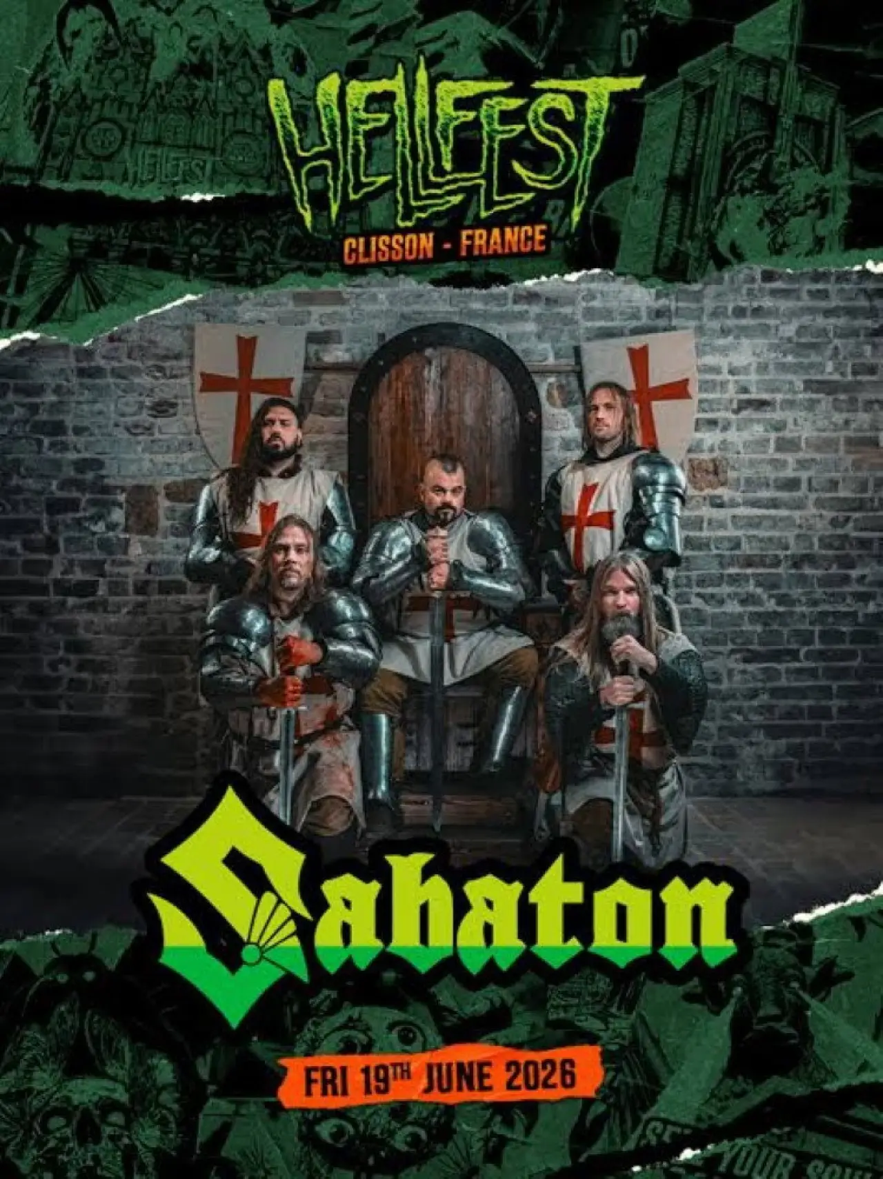 Постер до фільму "Sabaton - Hellfest 2026"