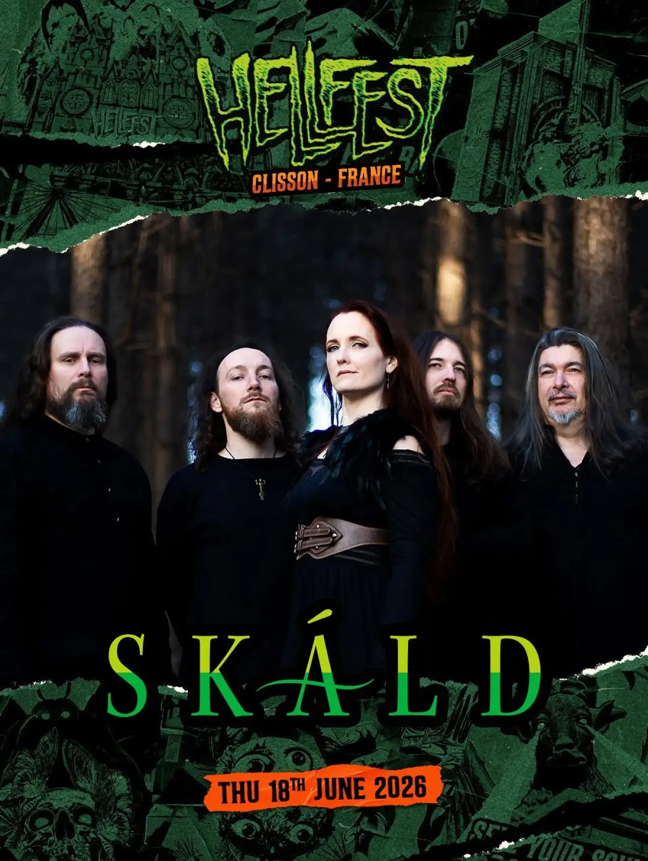 Постер до фільму "Skald - Hellfest 2026"