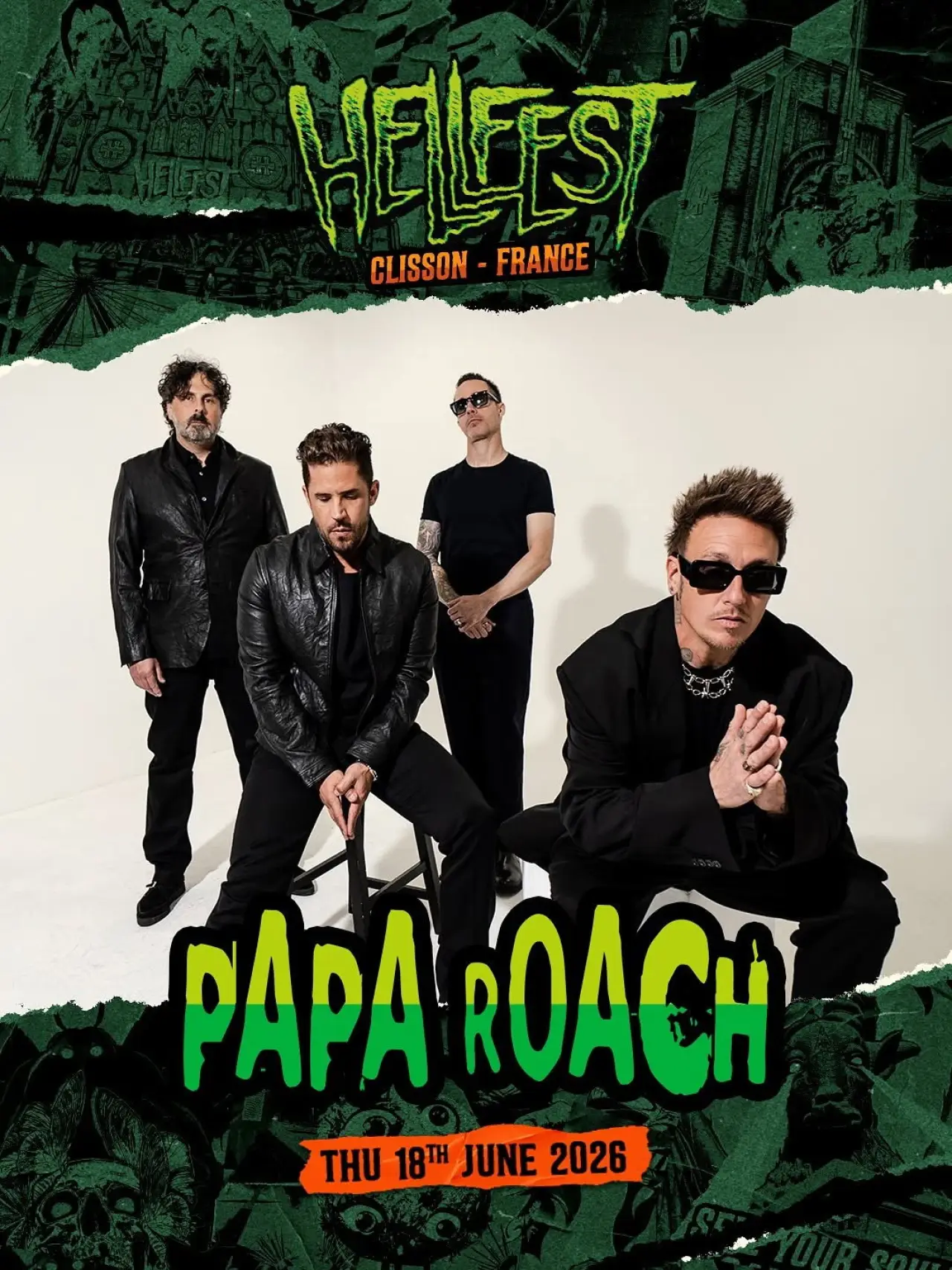 Постер до фільму "Papa Roach - Hellfest 2026"