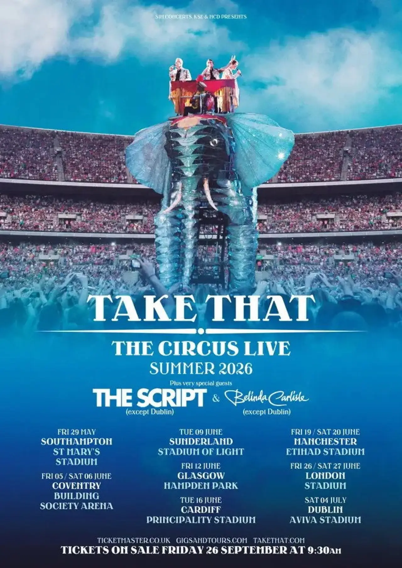 Постер до фільму "Take That live from Etihad Stadium"