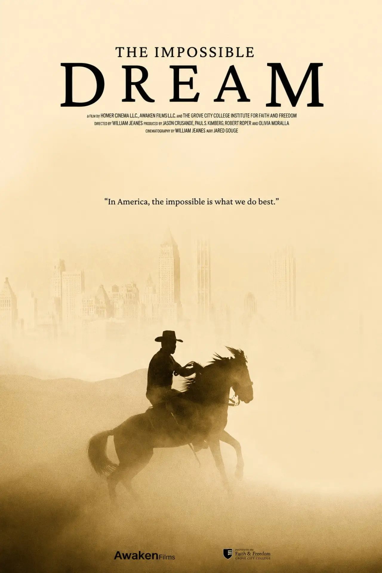 Постер до фільму "The Impossible Dream"