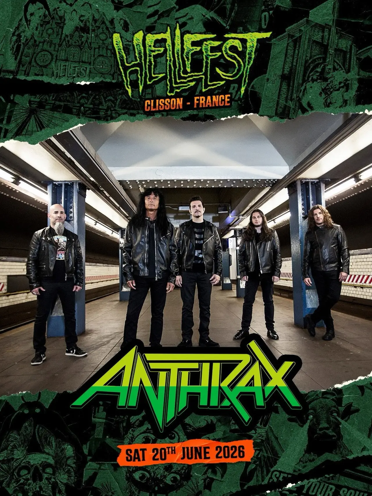 Постер до фільму "Anthrax - Hellfest 2026"