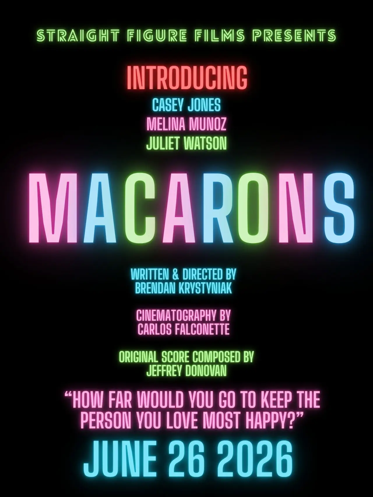 Постер до фільму "MACARONS"