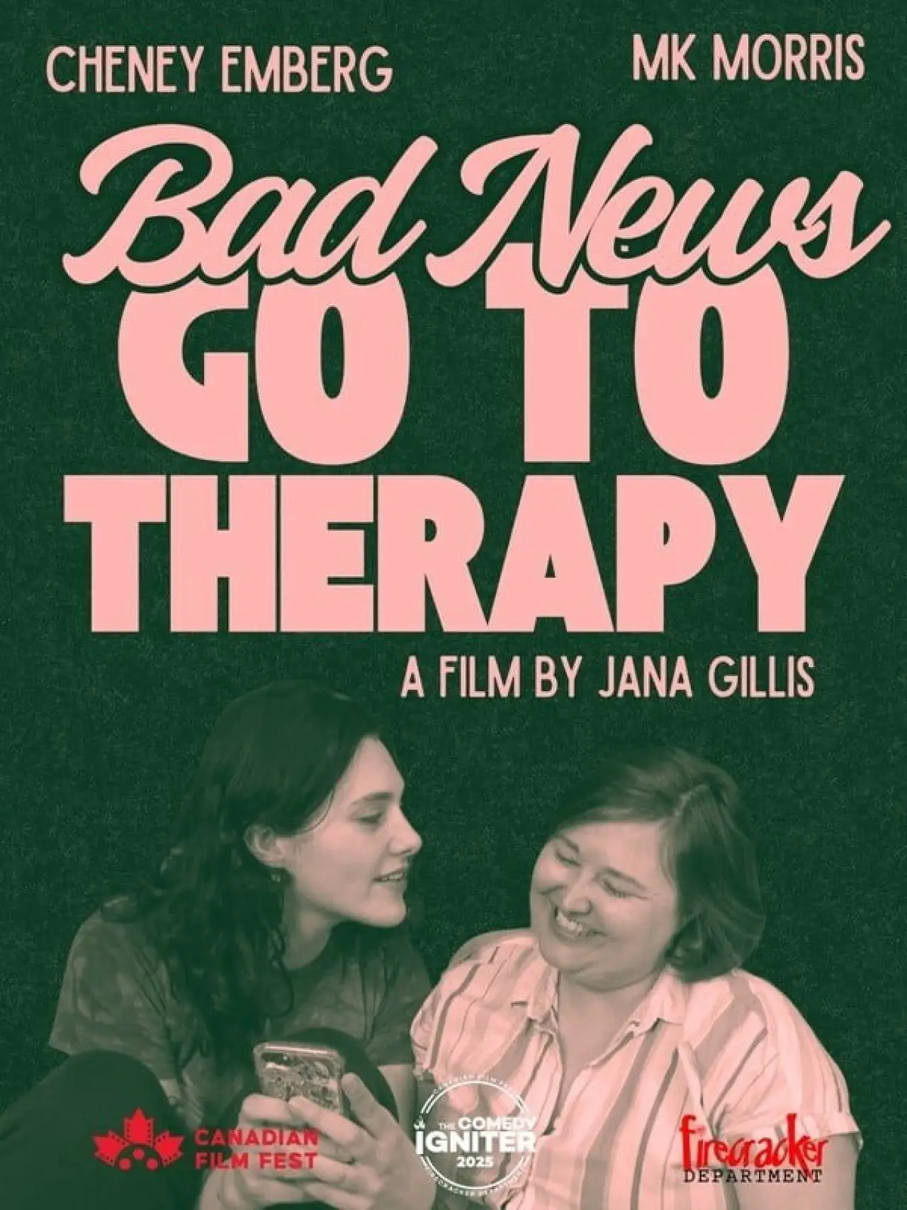 Постер до фільму "Bad News Go To Therapy"