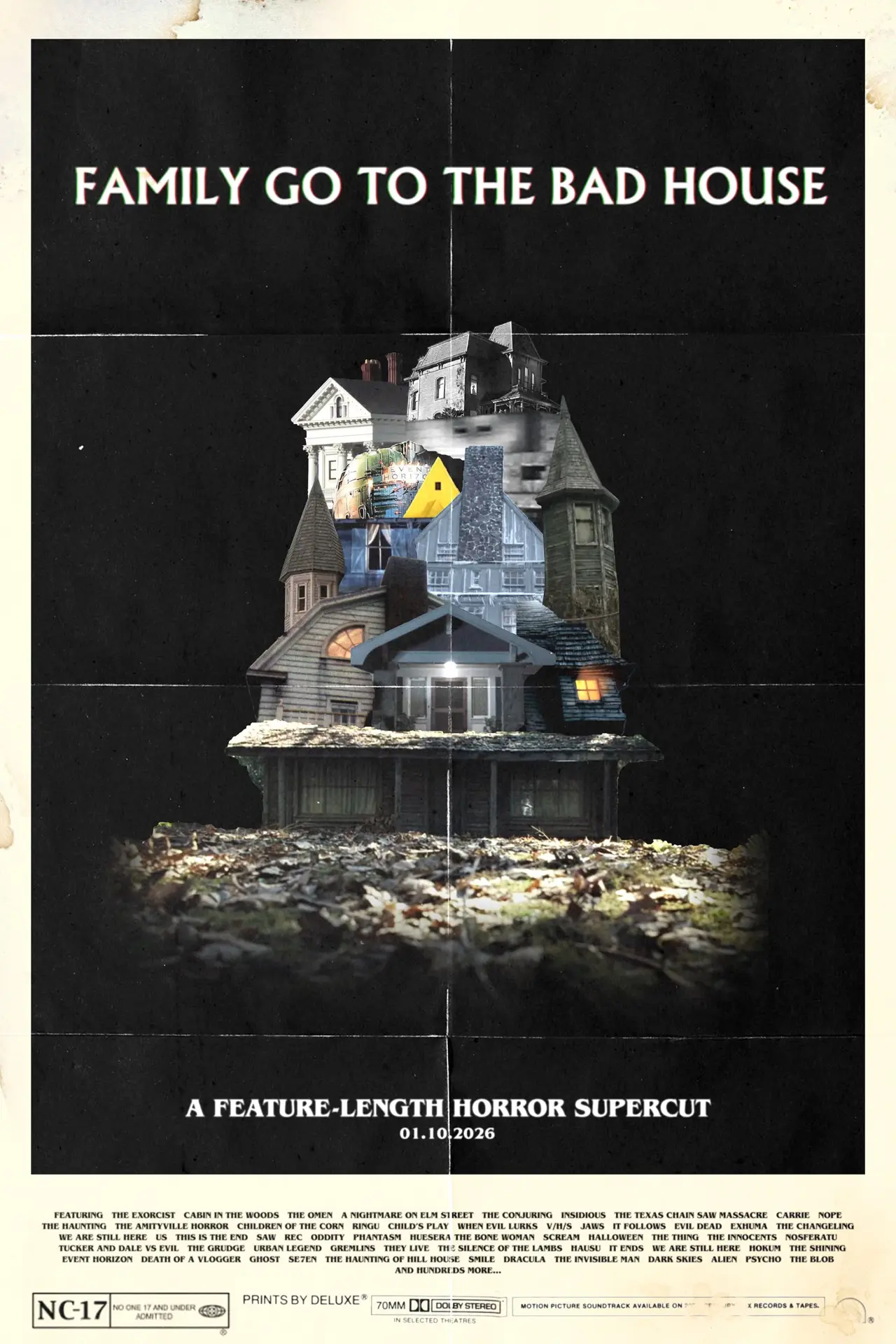Постер до фільму "Family Go to the Bad House"