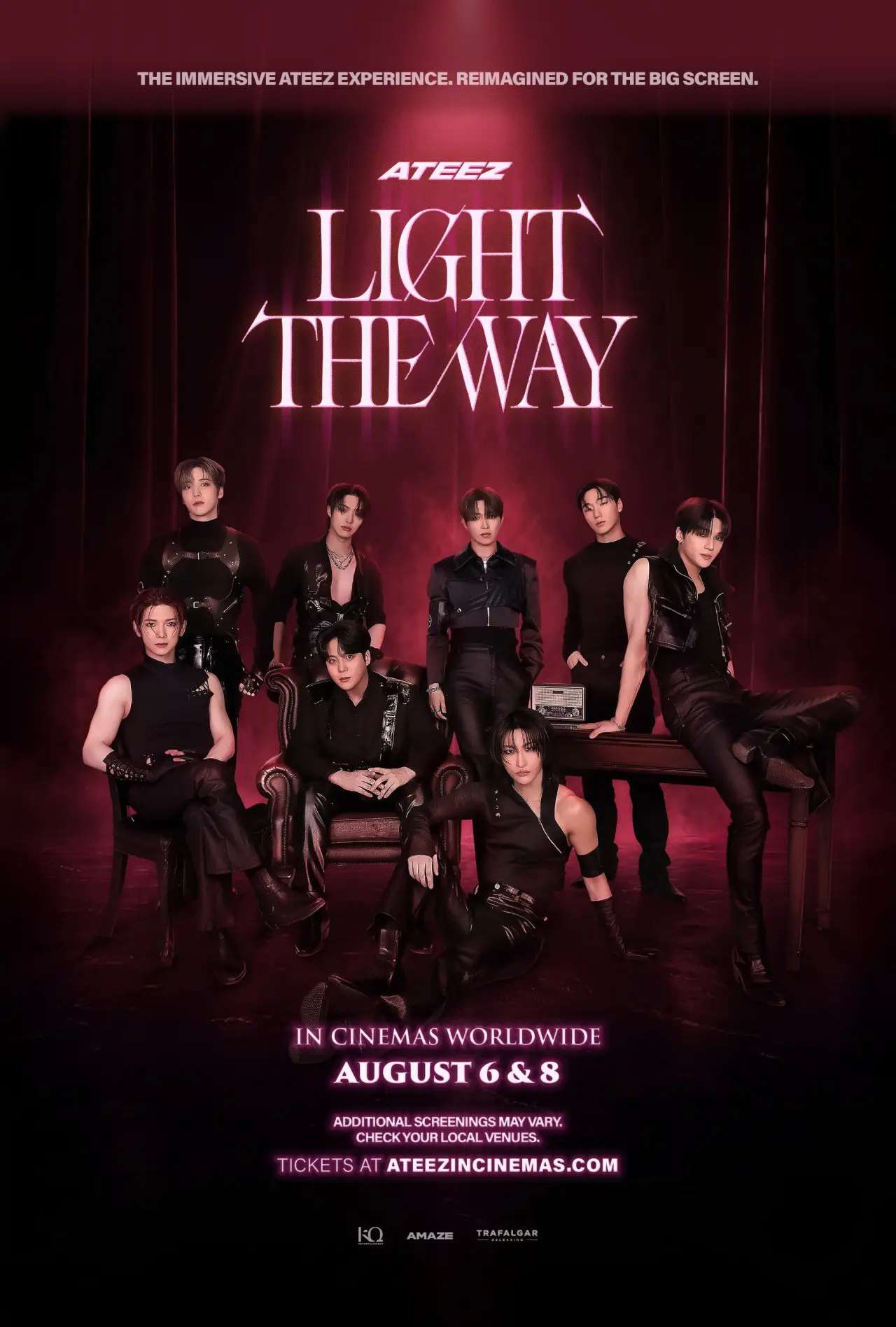 Постер до фільму "ATEEZ: LIGHT THE WAY IN CINEMAS"