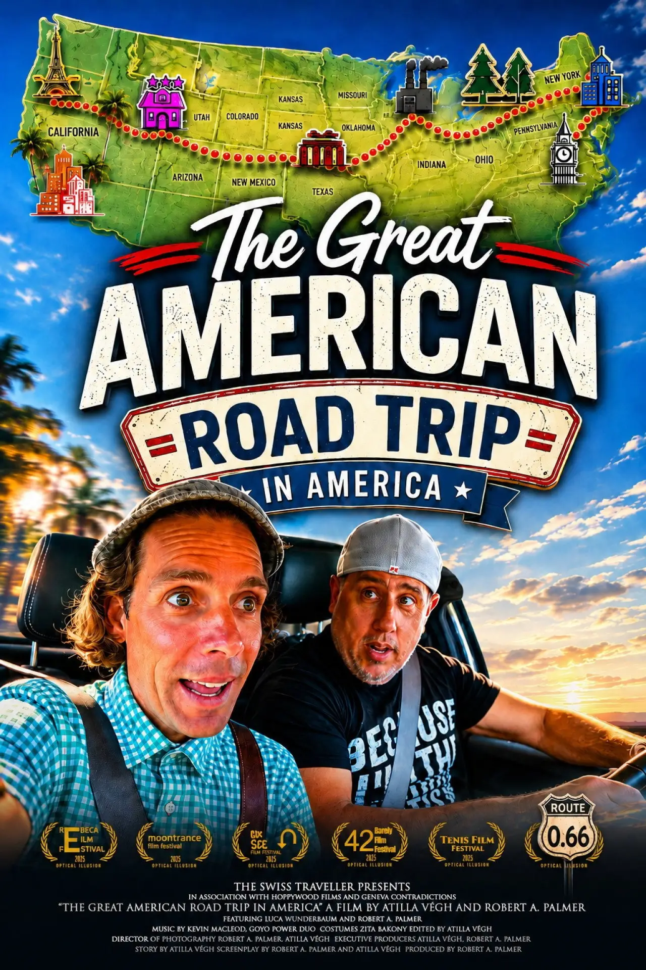 Постер до фільму "The Great American Road Trip in America"