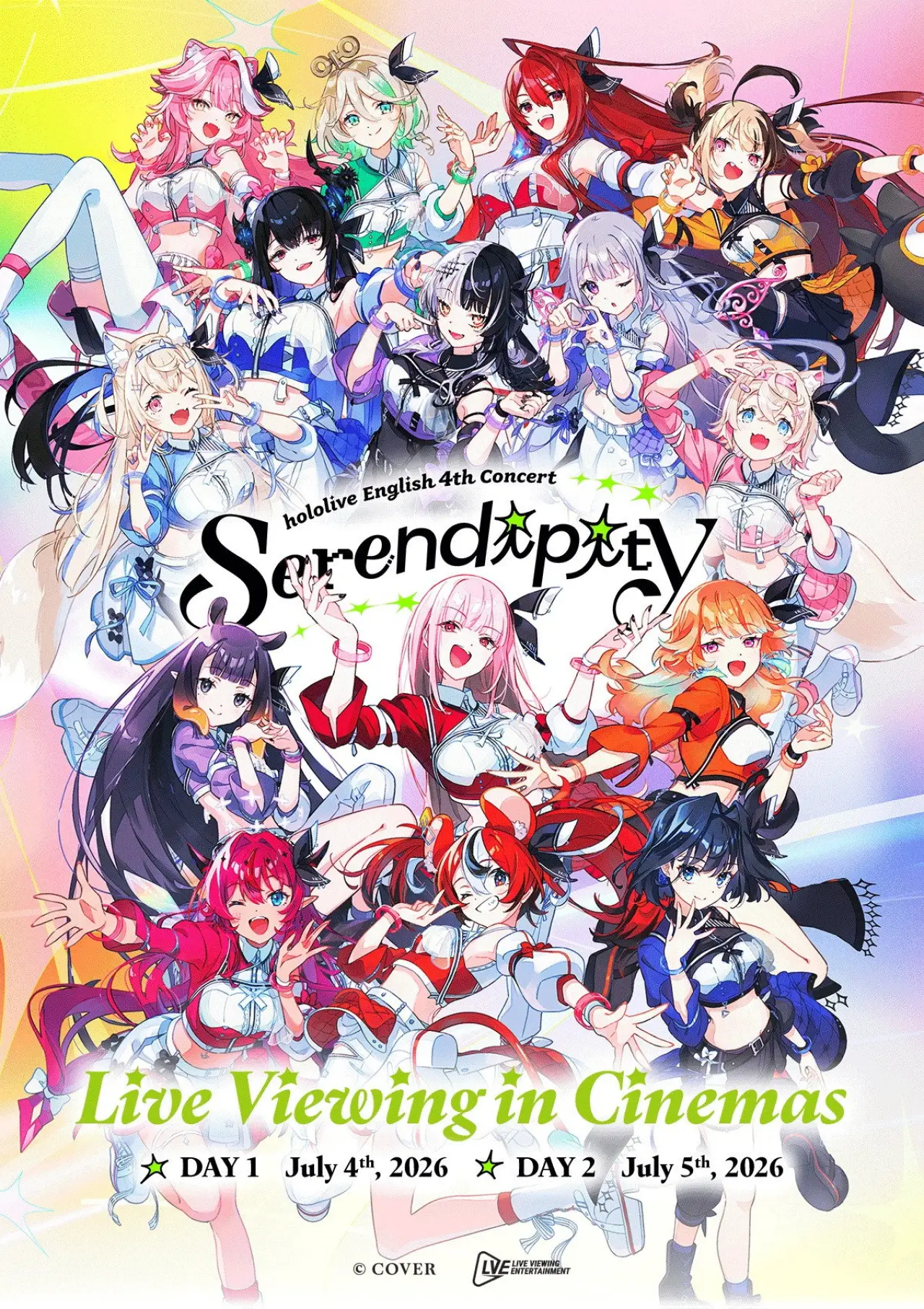 Постер до фільму "hololive English 4th Concert - Serendipity - Day 2"