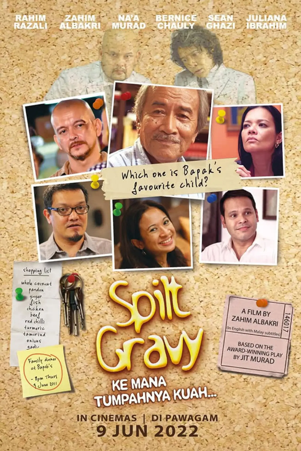 Постер до фільму "Sinopsis Filem Spilt Gravy / Ke Mana Tumpahnya Kuah"