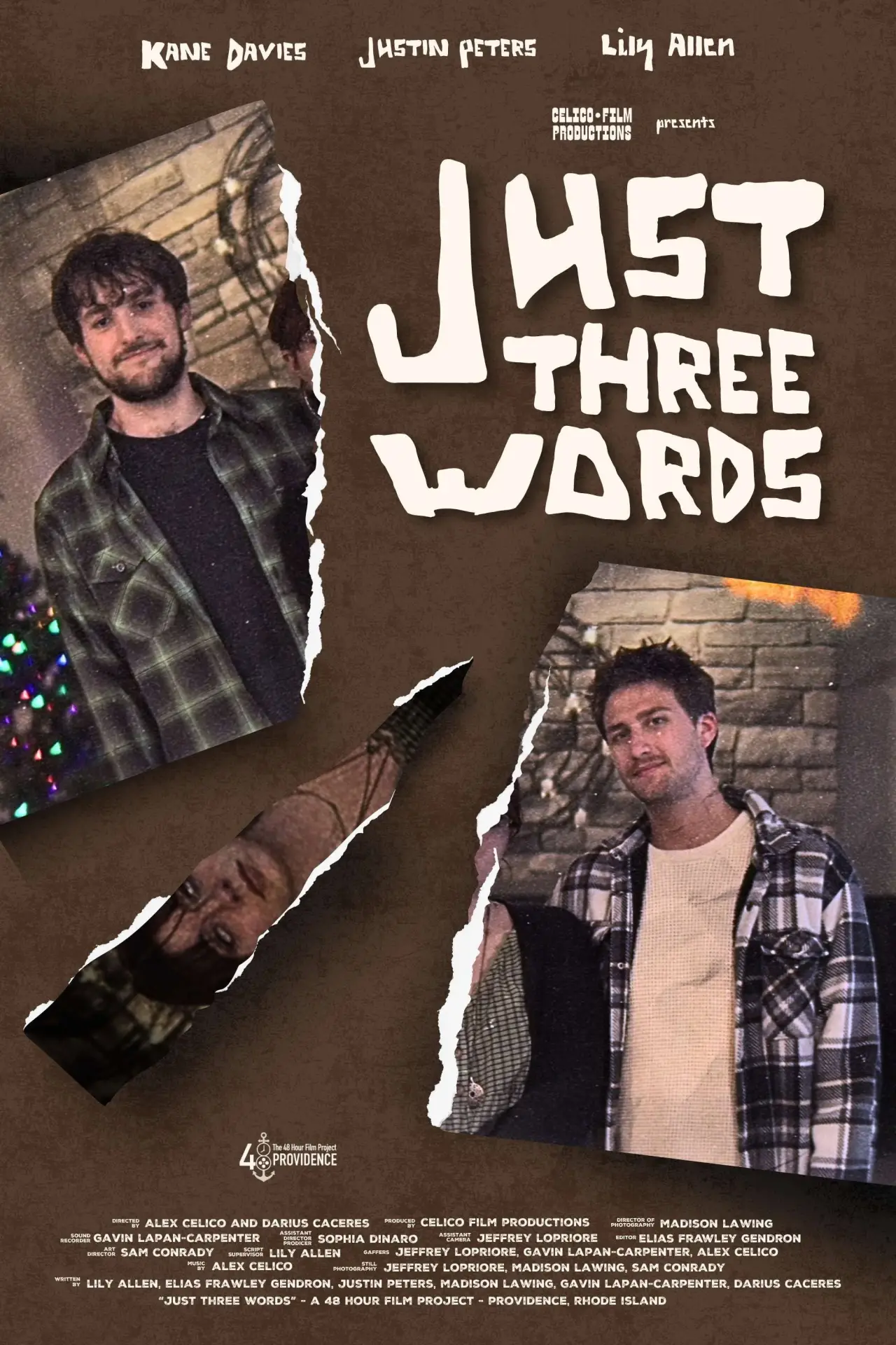 Постер до фільму "Just Three Words"