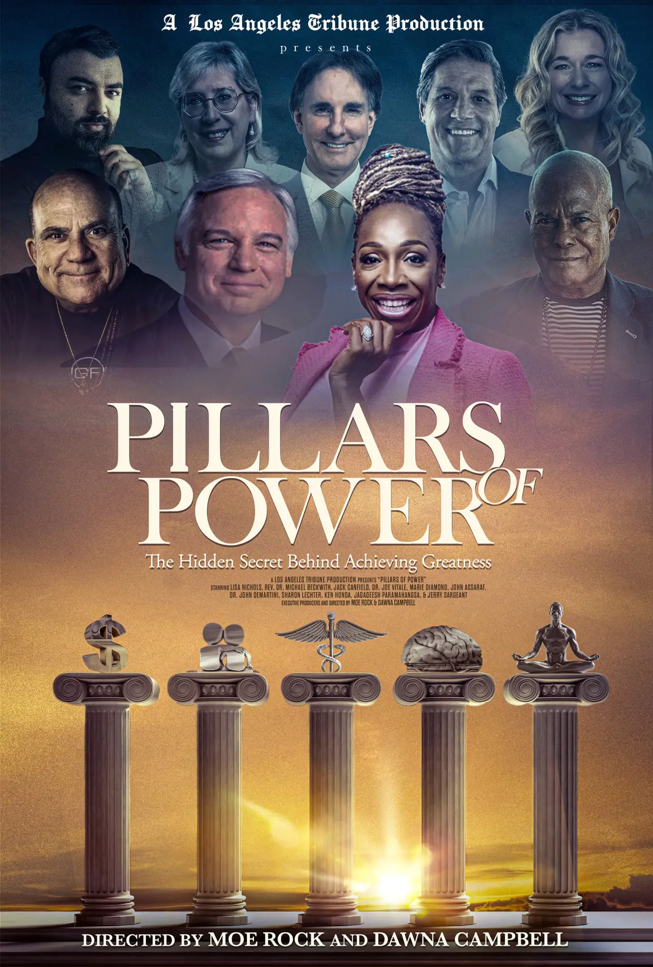 Постер до фільму "Pillars of Power: The Hidden Secret Behind Achieving Greatness"