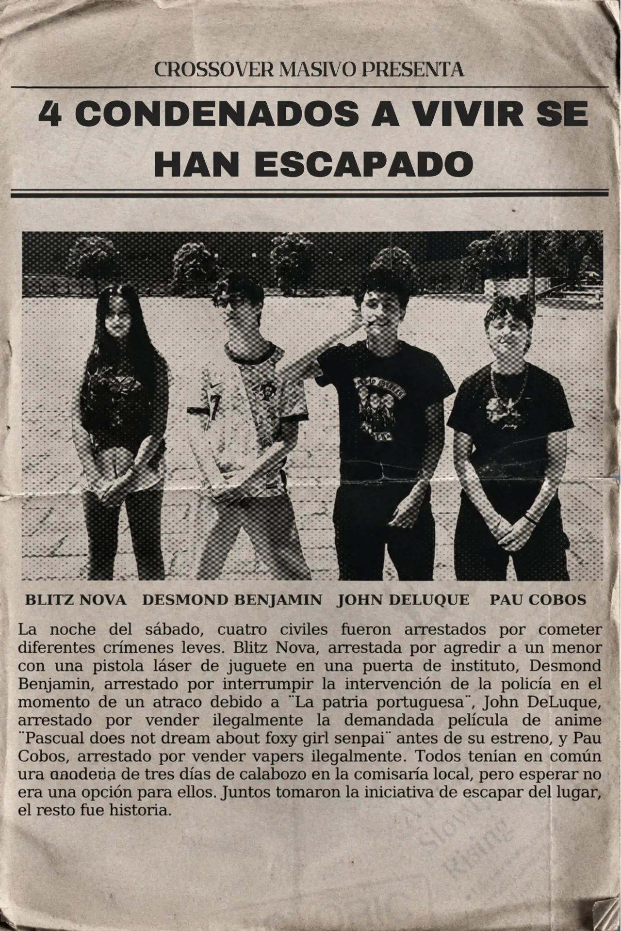 Постер до фільму "4 condenados a vivir han escapado"