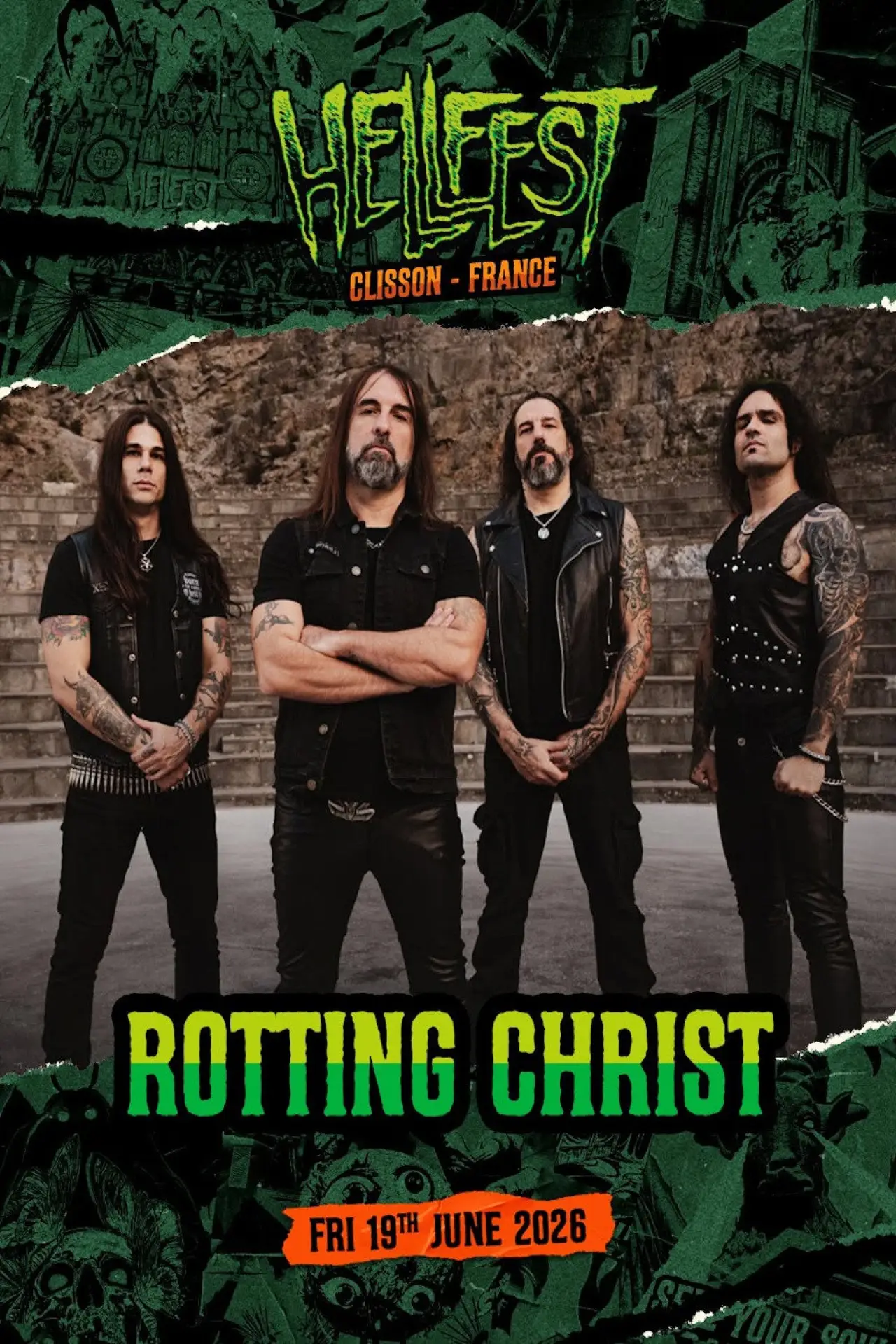 Постер до фільму "Rotting Christ - Hellfest 2026"