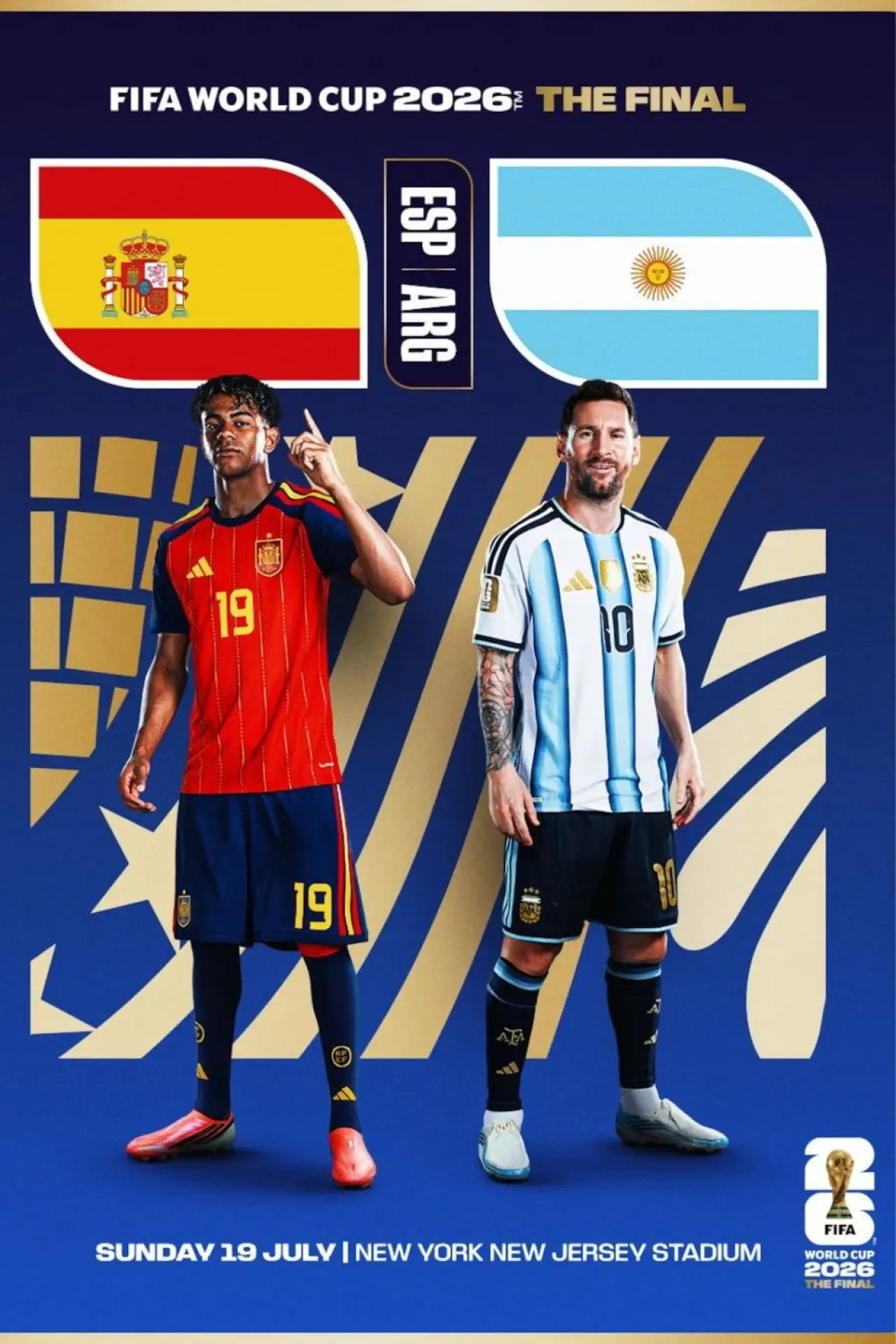 Постер до фільму "FIFA World Cup 2026 Finals - Spain Vs. Argentina"
