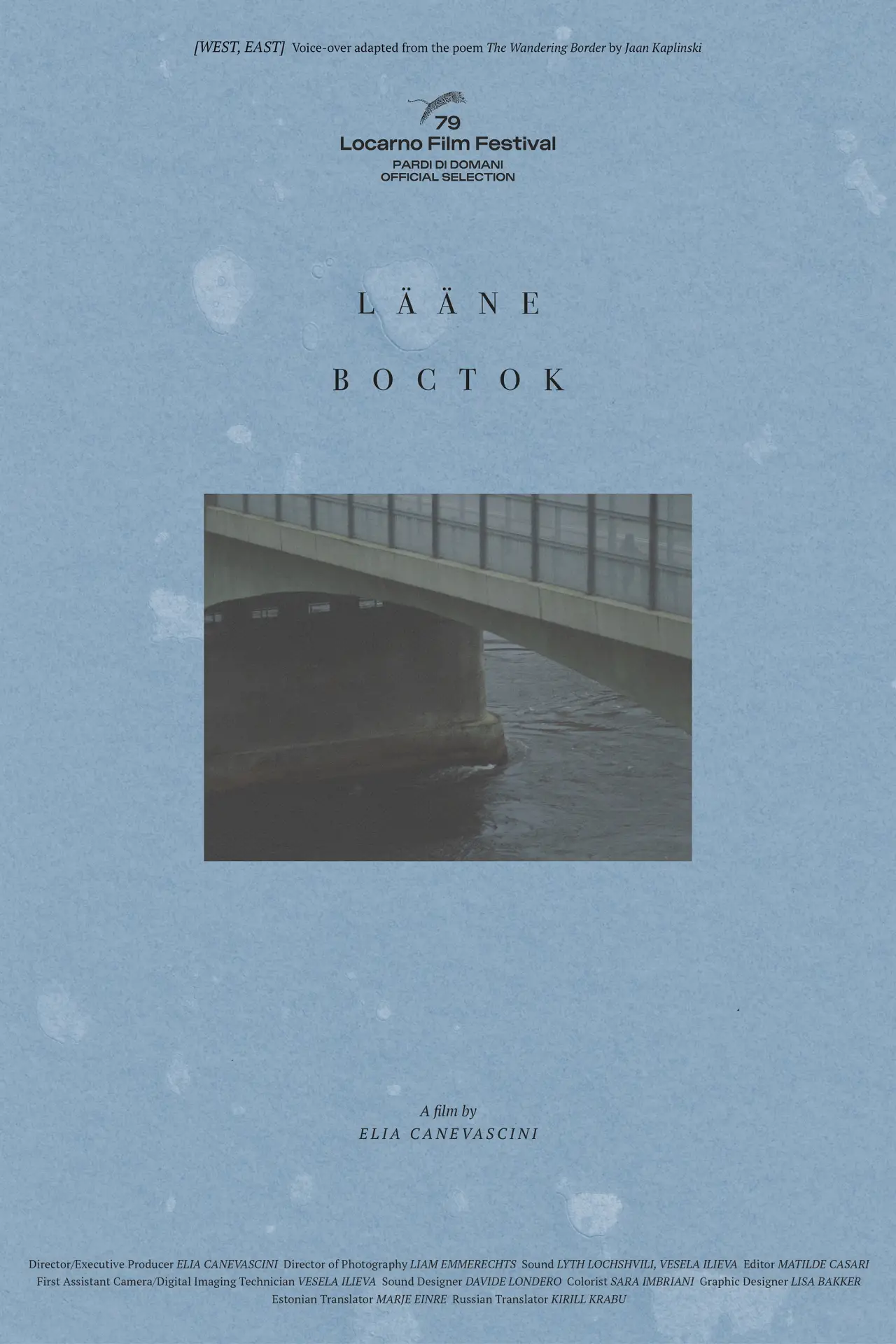 Постер до фільму "Lääne/Vostok"